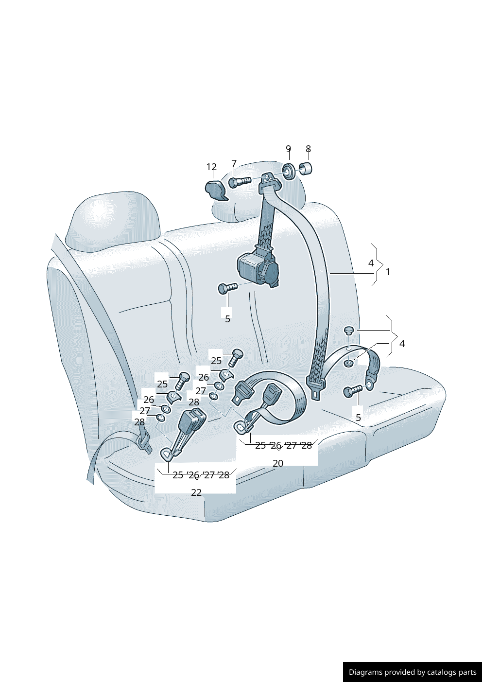 Car part diagram