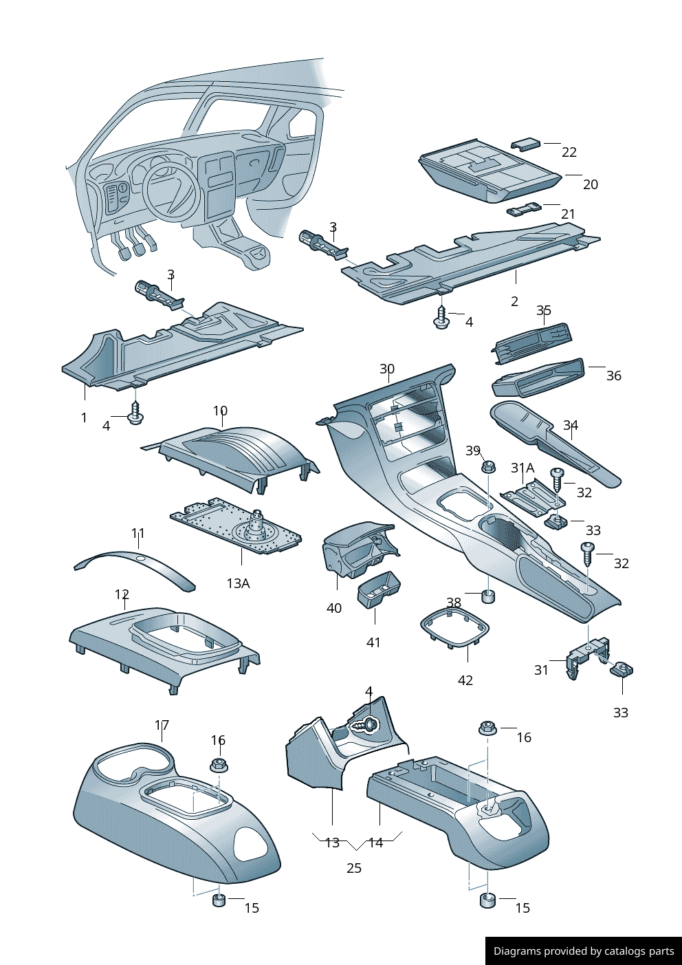 Car part diagram
