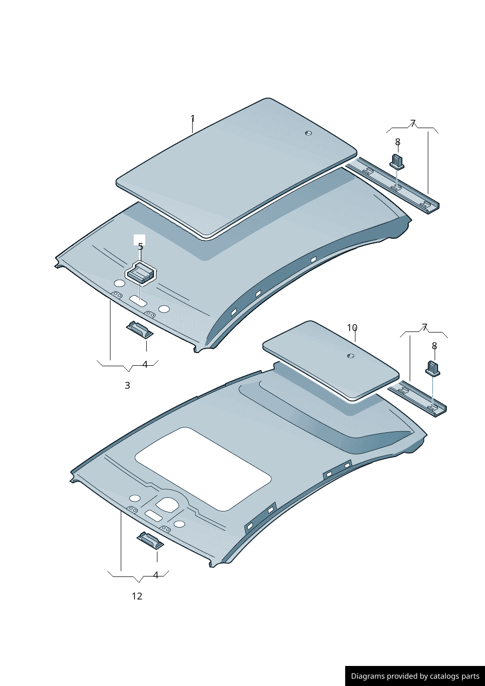 Car part diagram