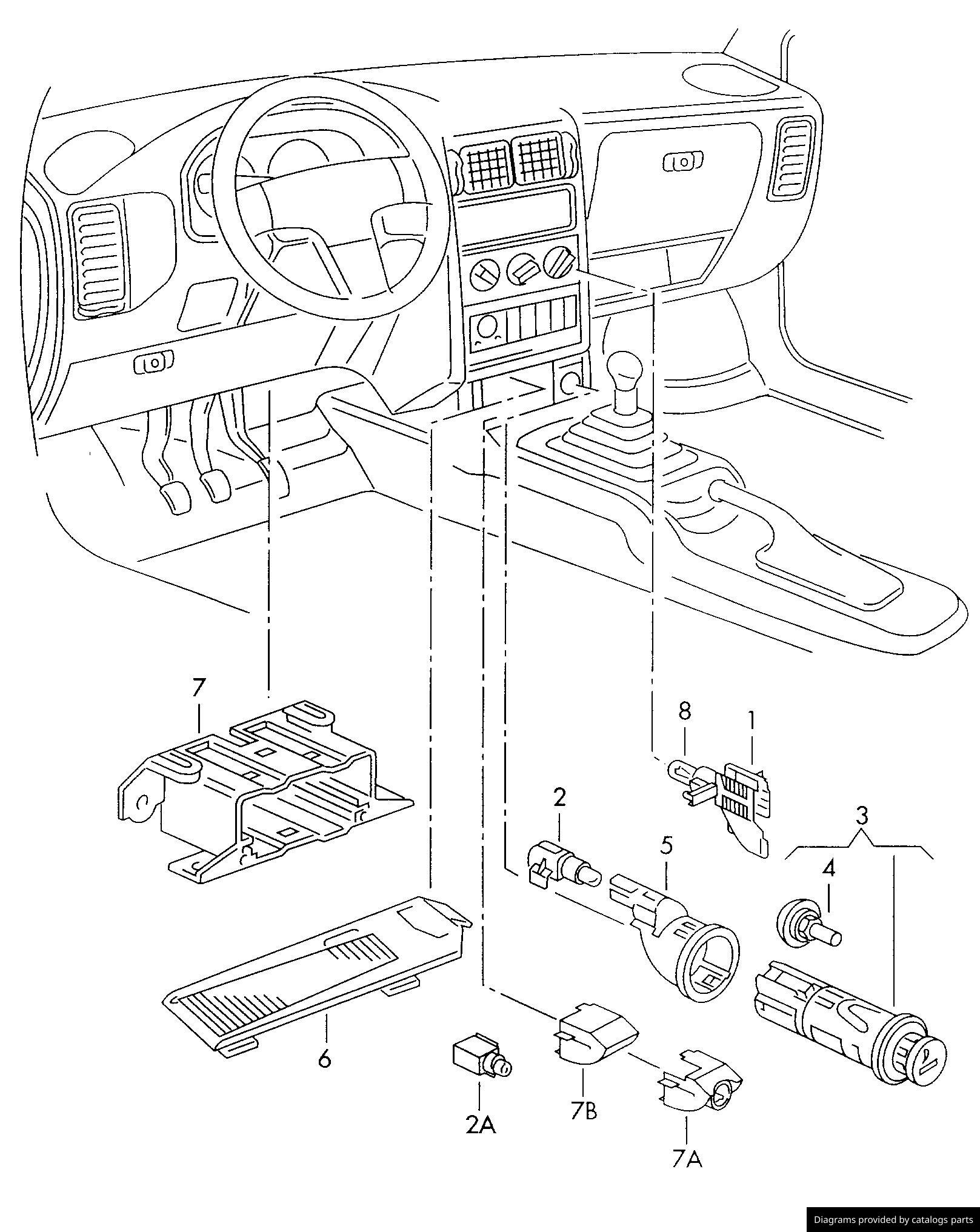Car part diagram