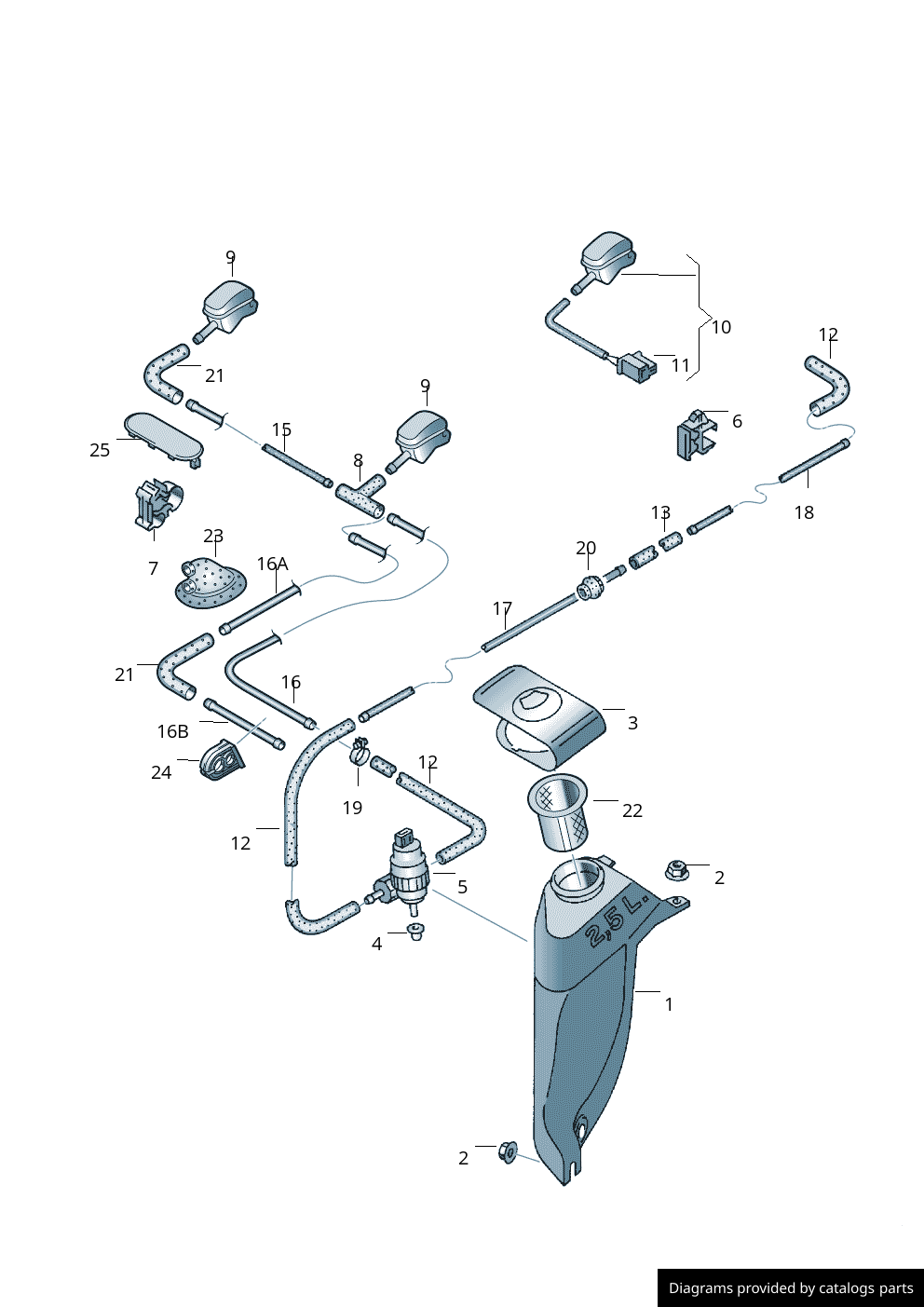 Car part diagram