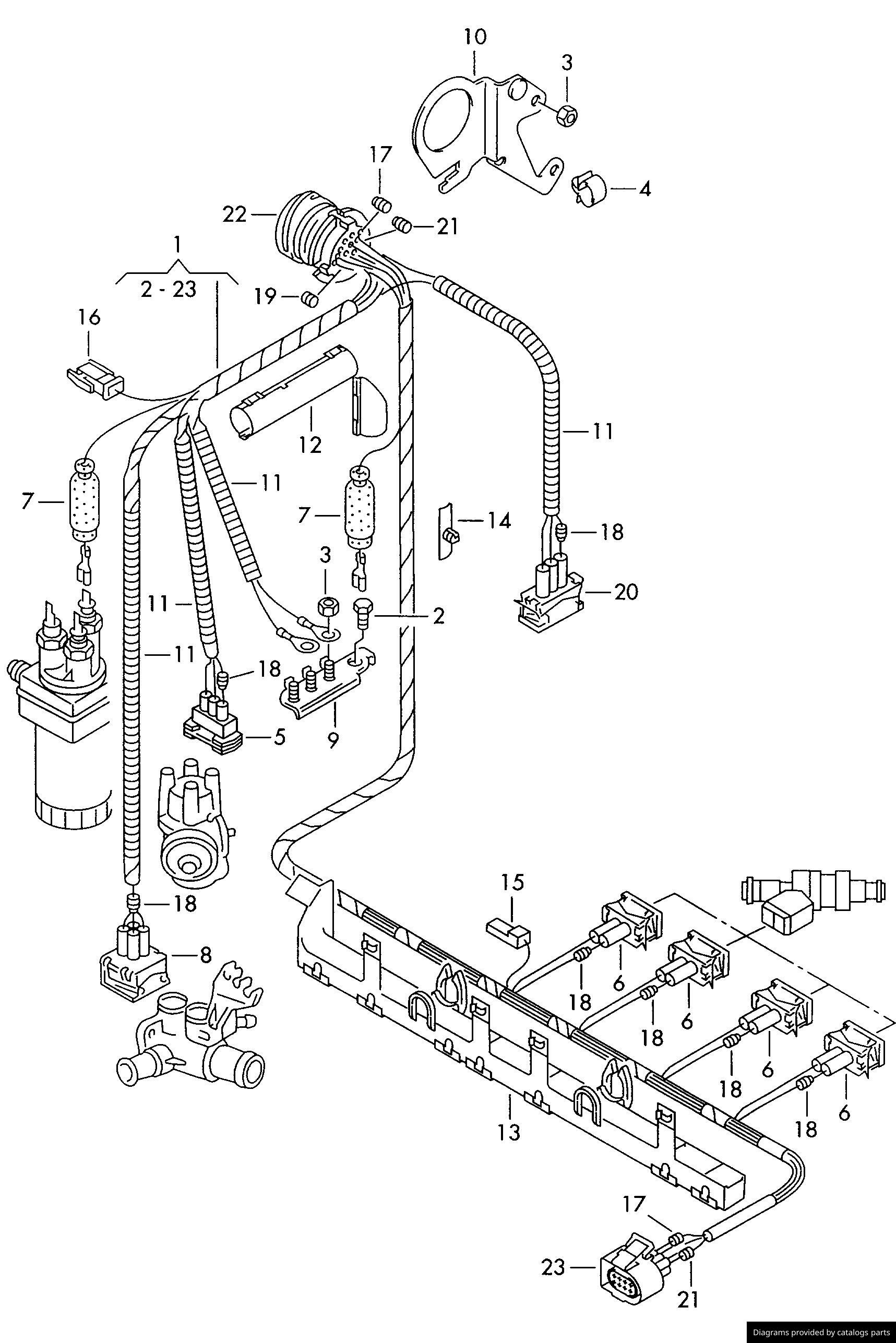 Car part diagram