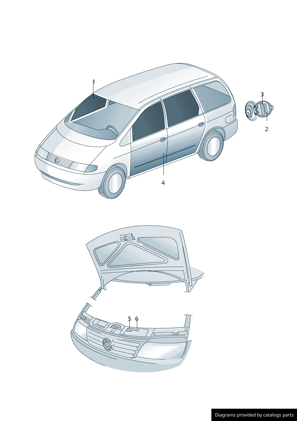 Car part diagram