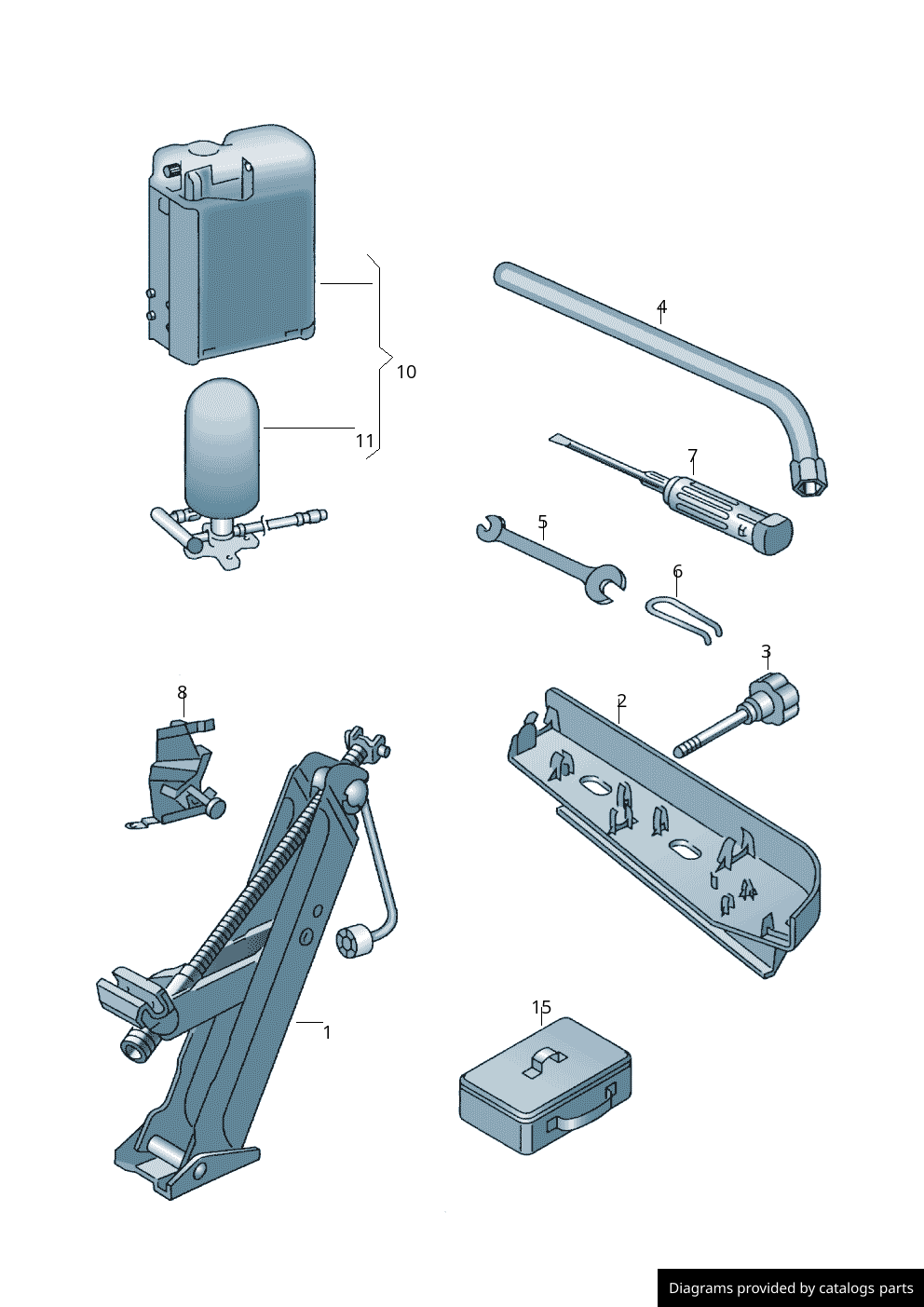 Car part diagram