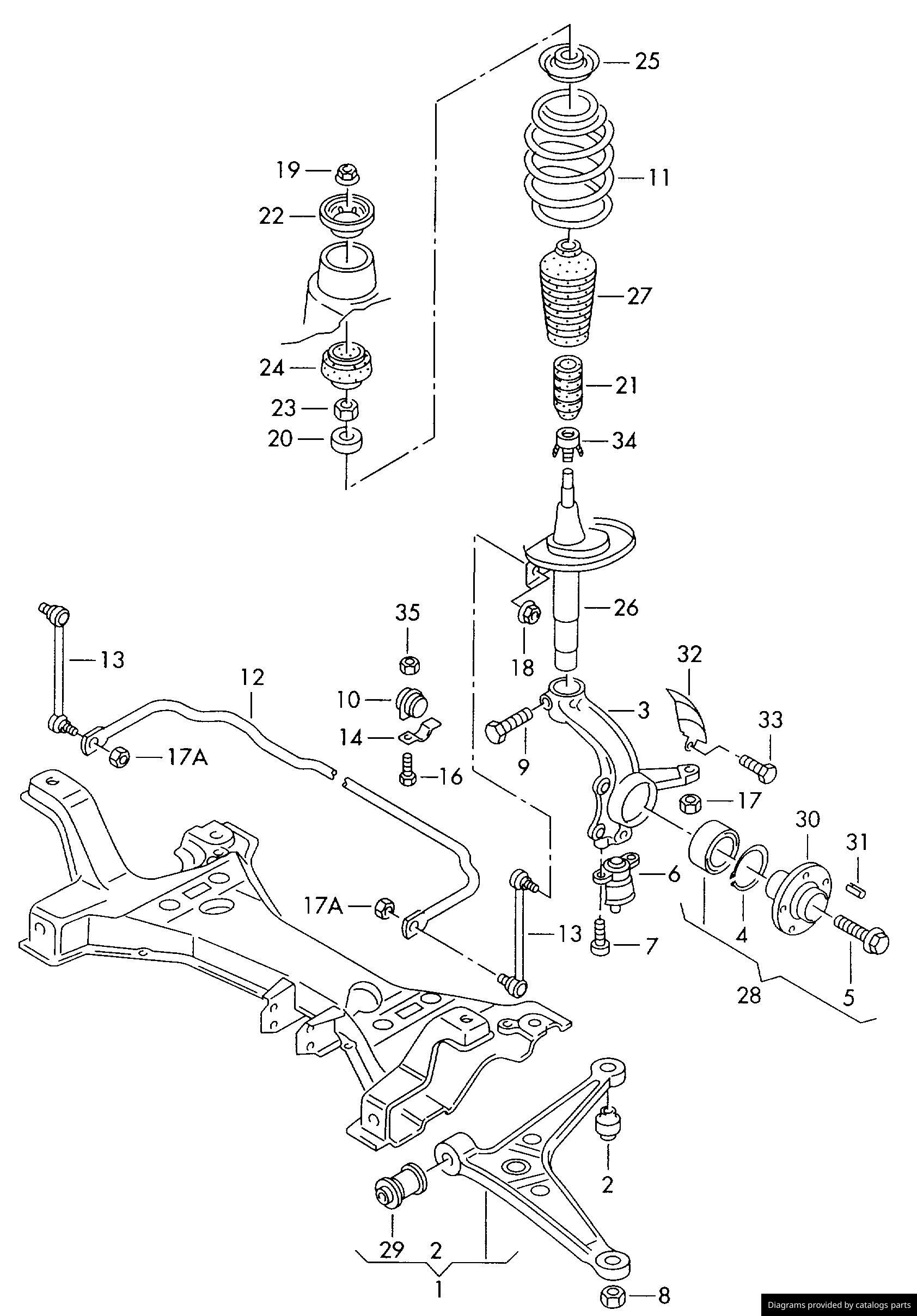 Car part diagram