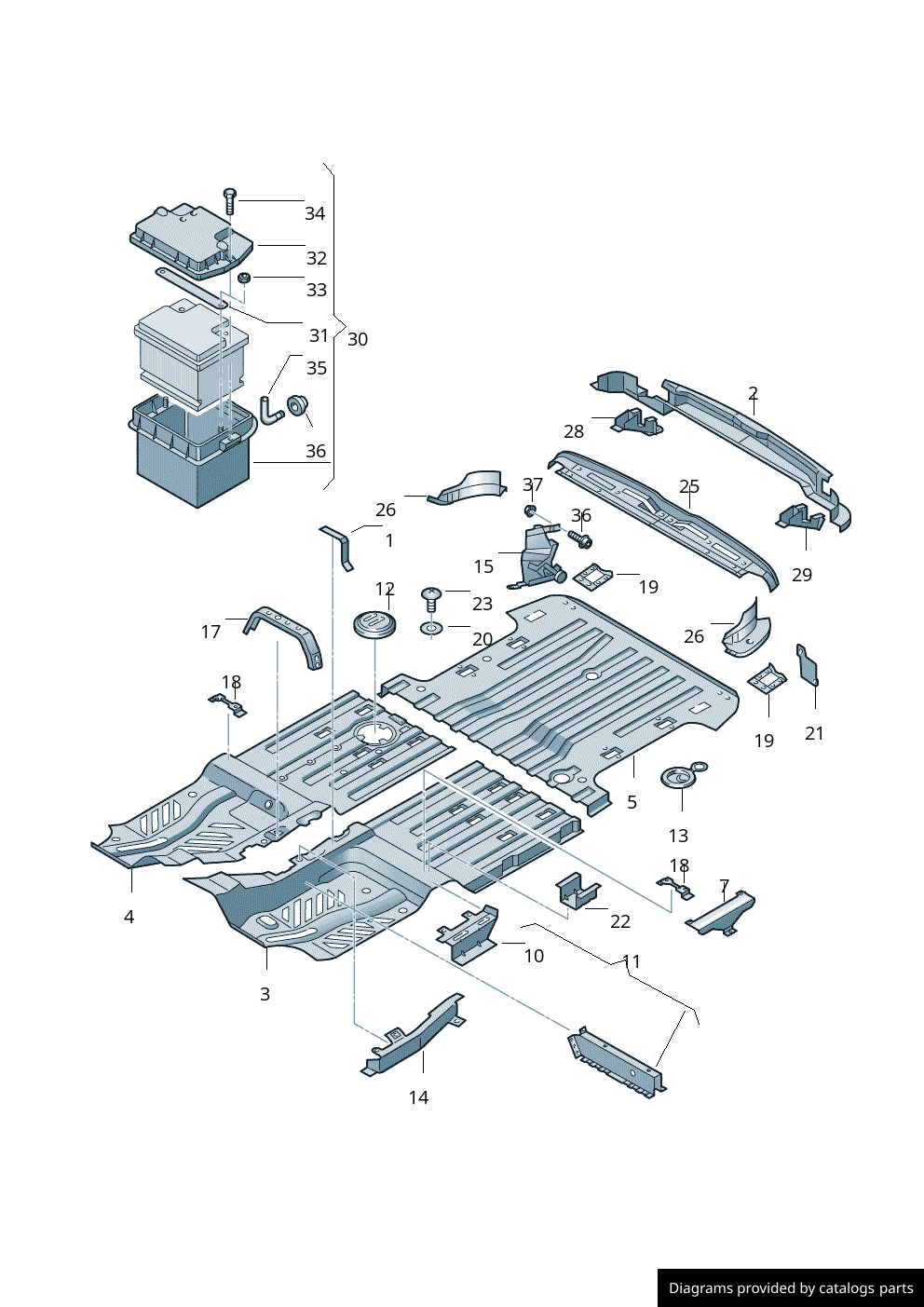 Car part diagram
