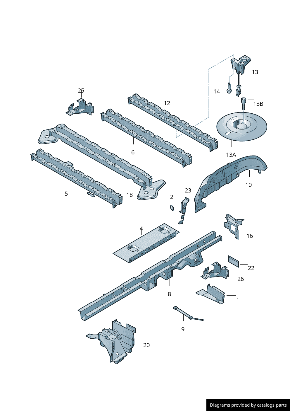 Car part diagram