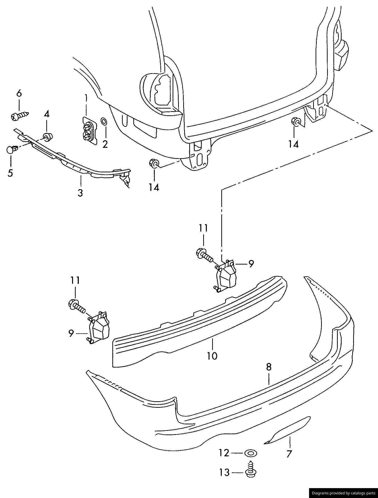 Car part diagram