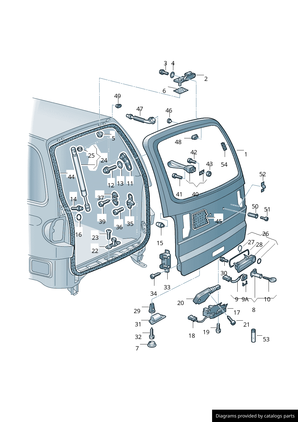 Car part diagram