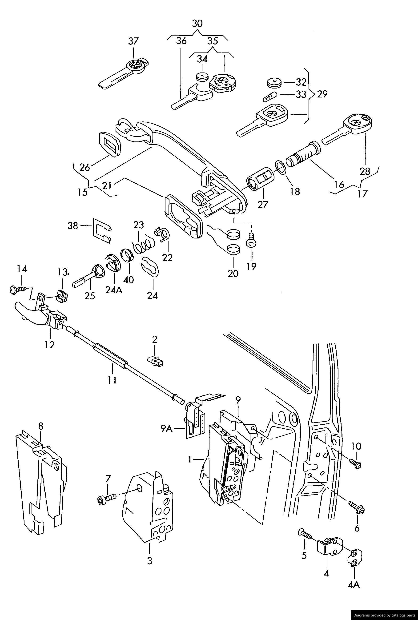 Car part diagram