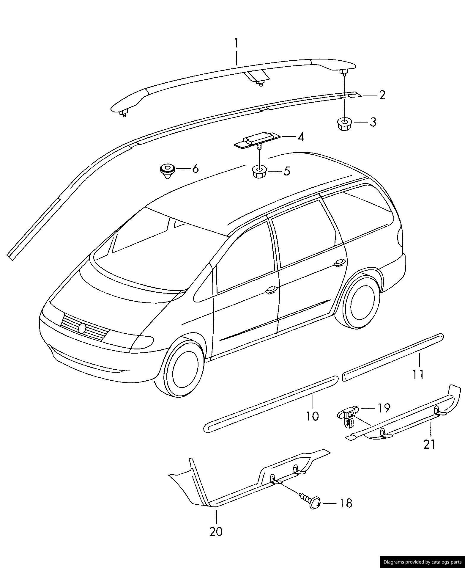 Car part diagram