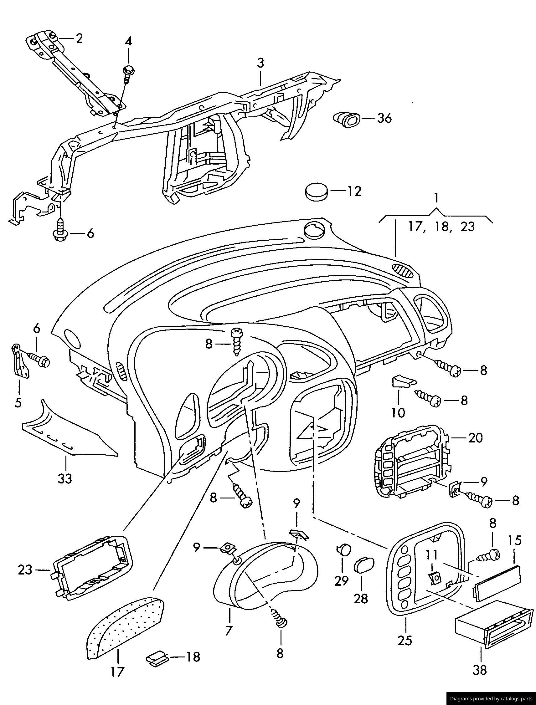 Car part diagram