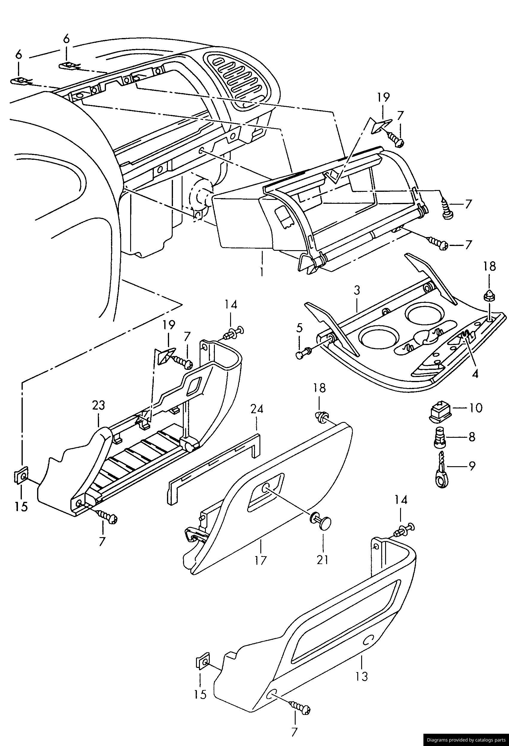 Car part diagram