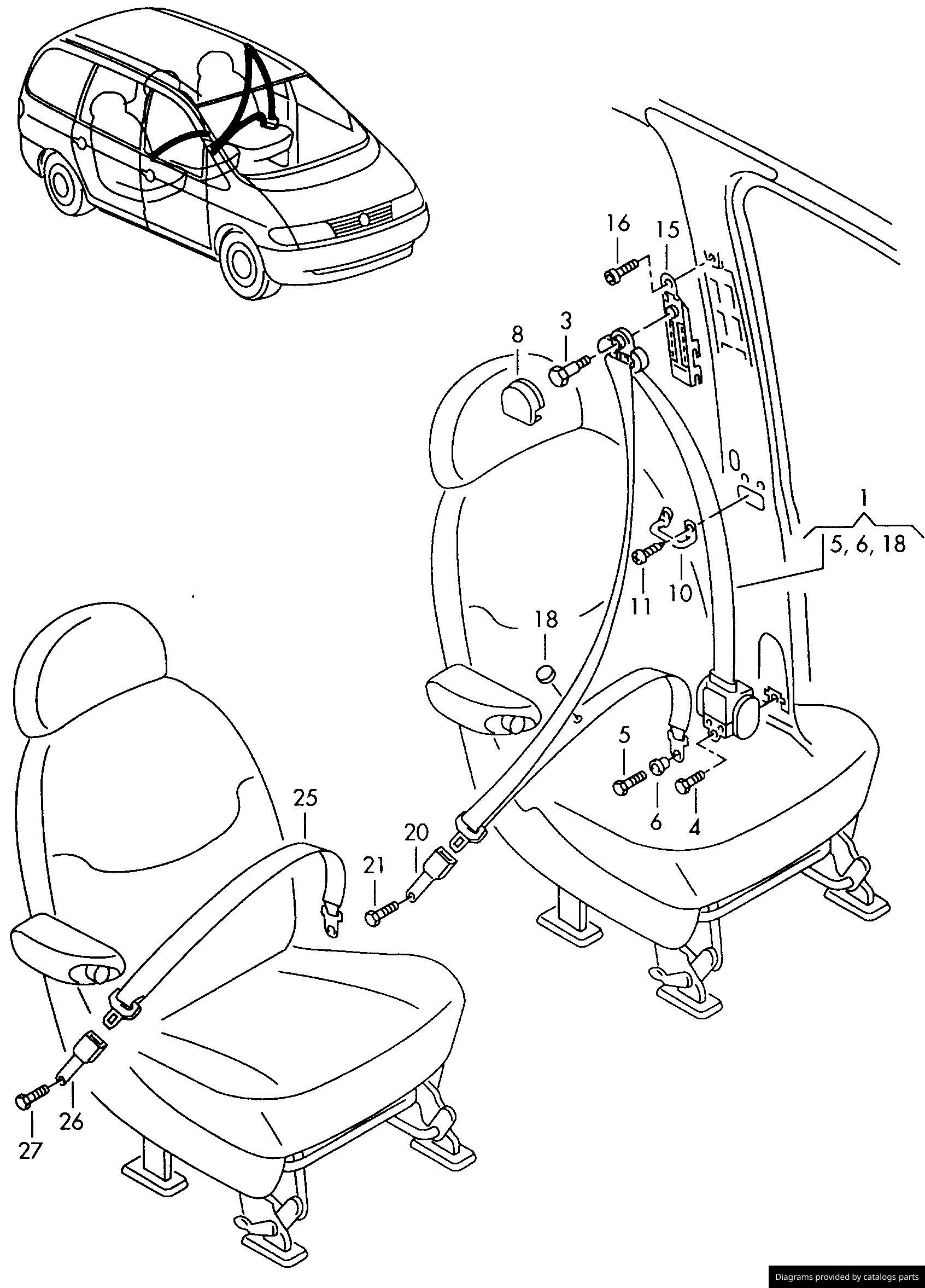 Car part diagram