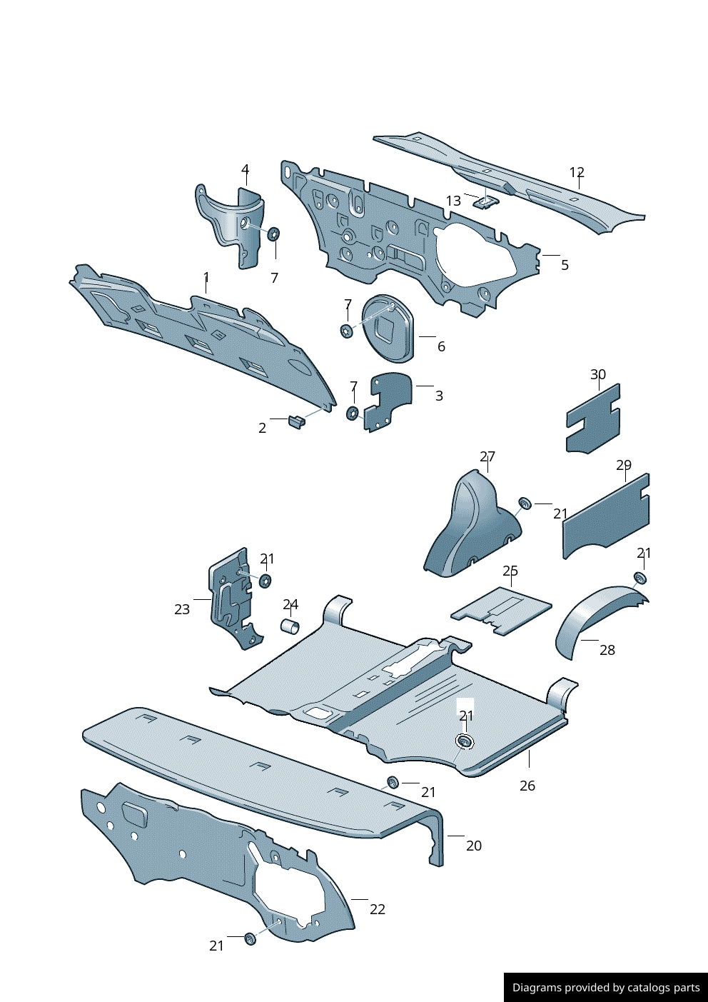 Car part diagram