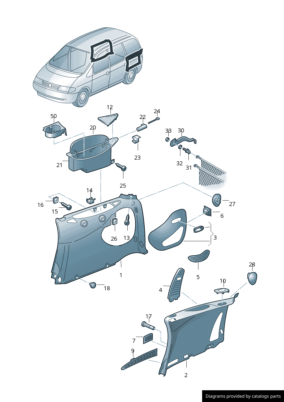Car part diagram