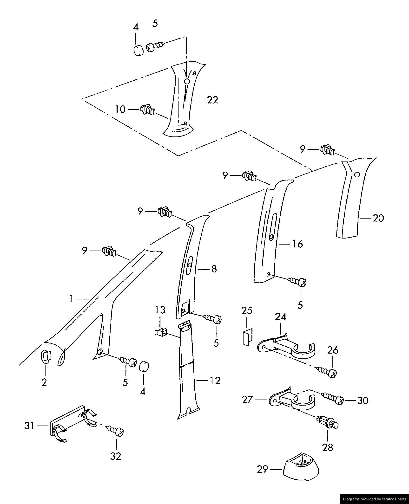 Car part diagram
