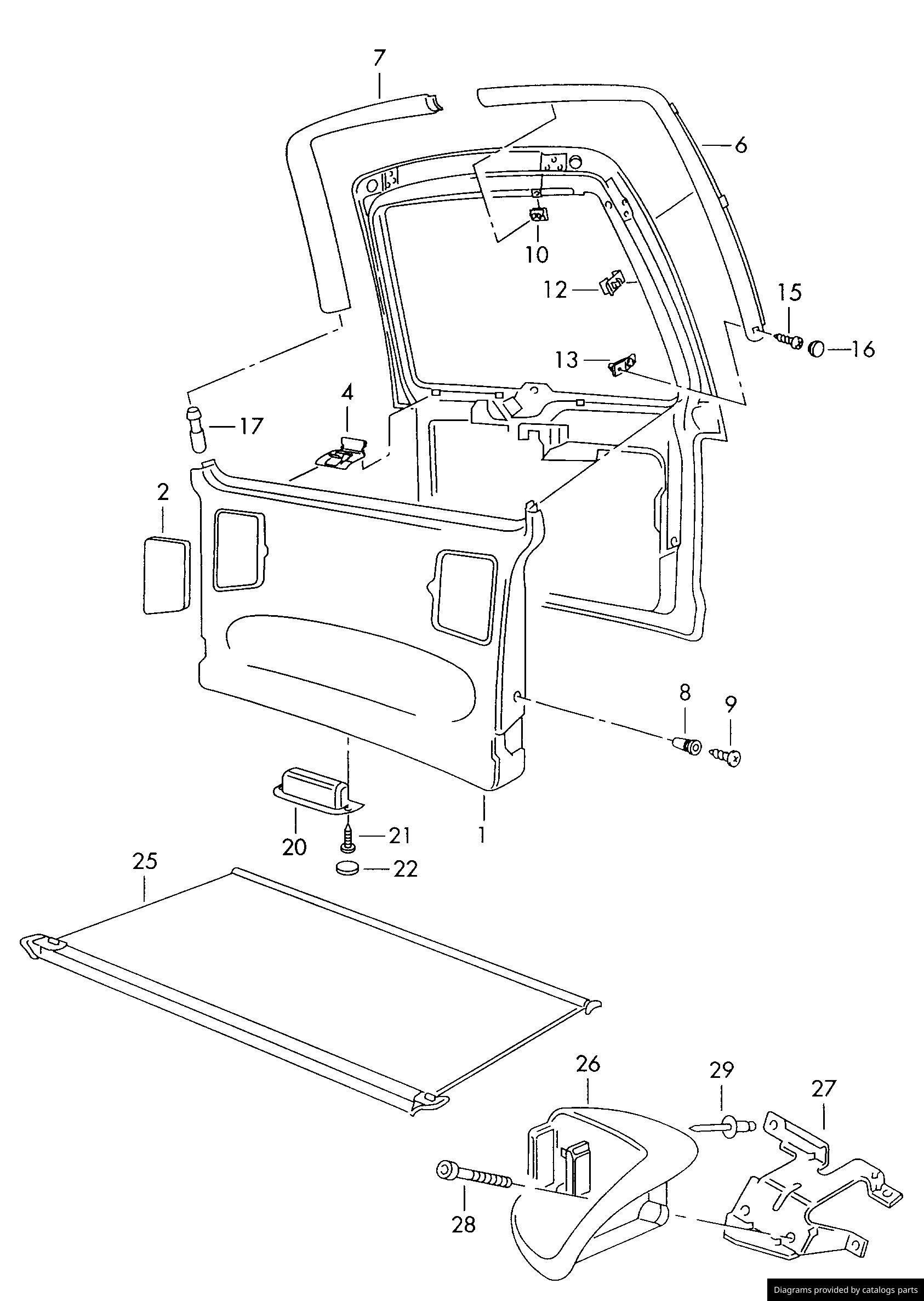 Car part diagram