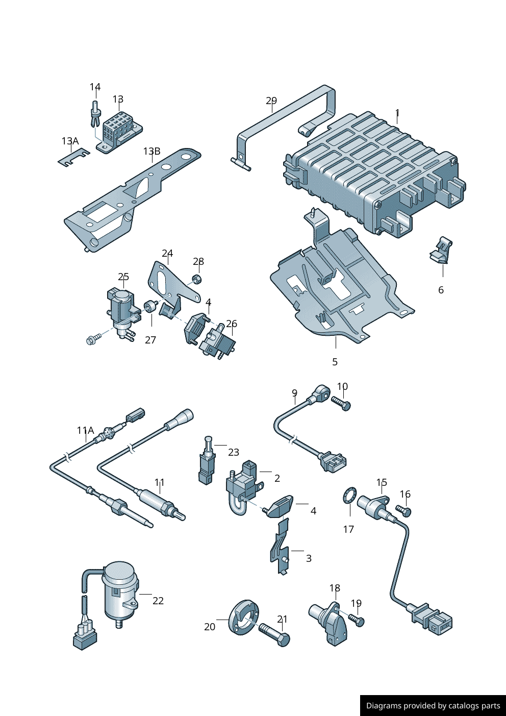 Car part diagram