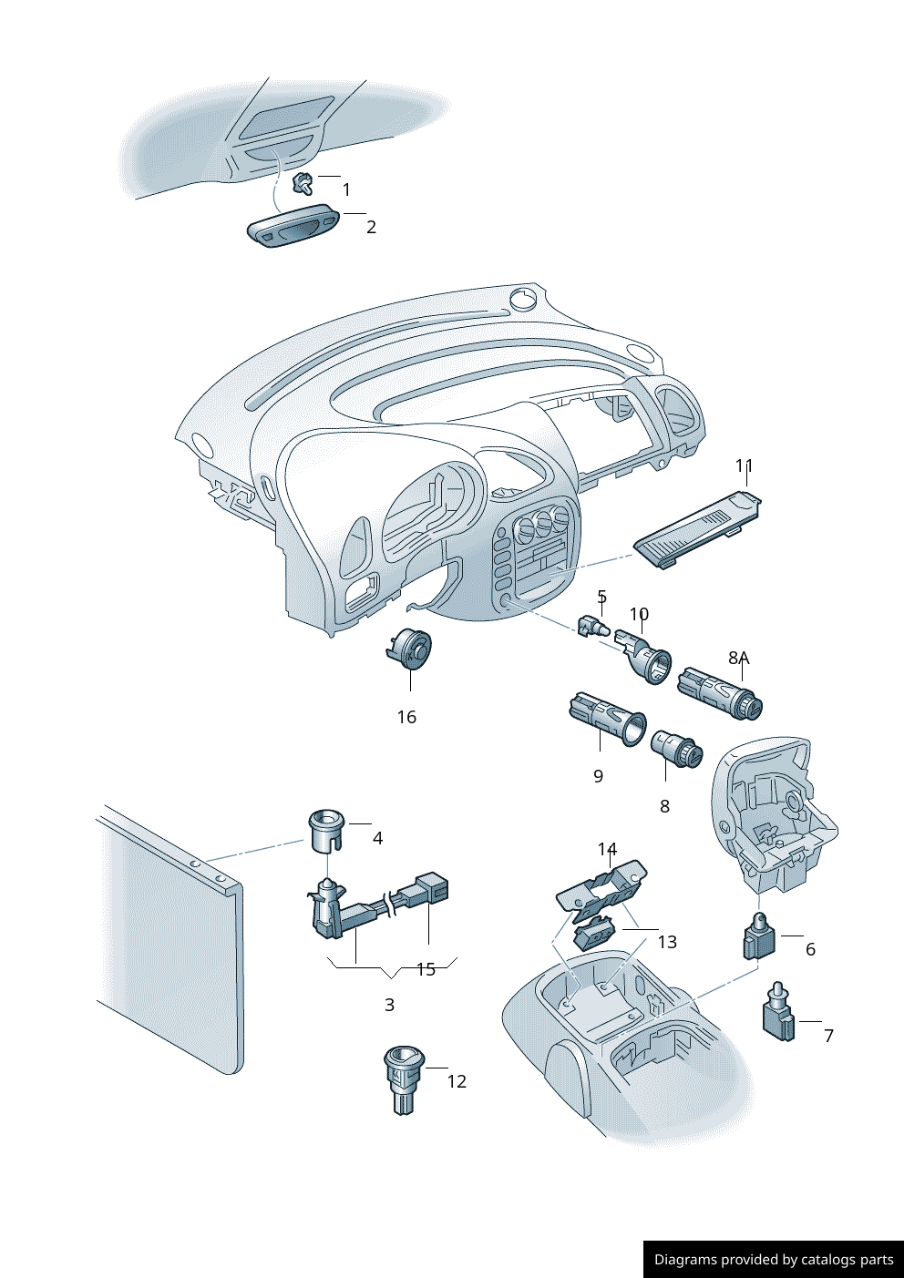 Car part diagram