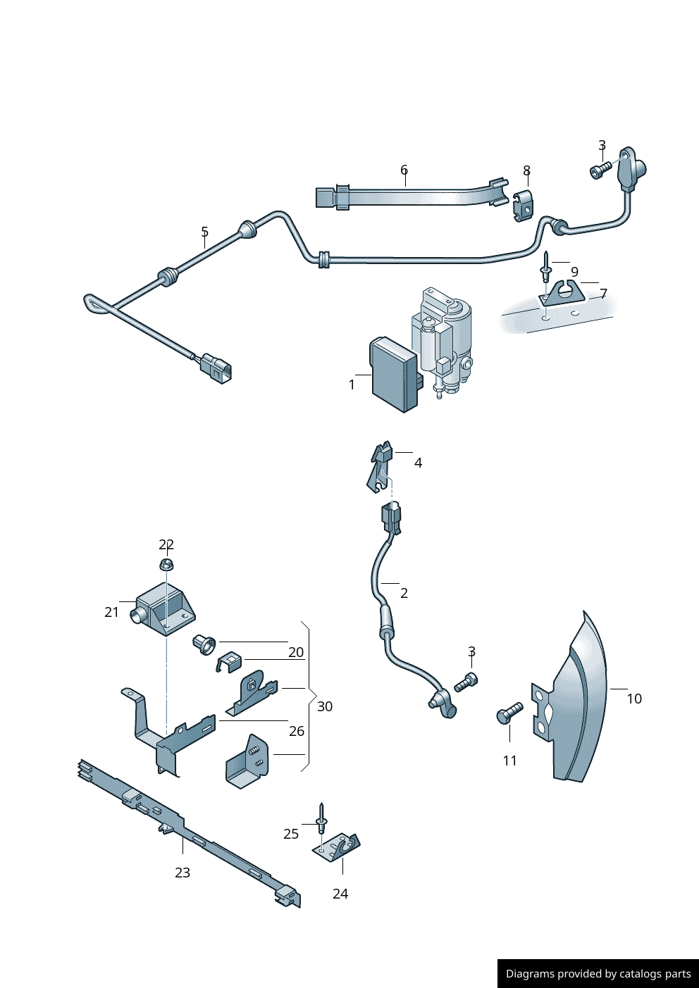 Car part diagram