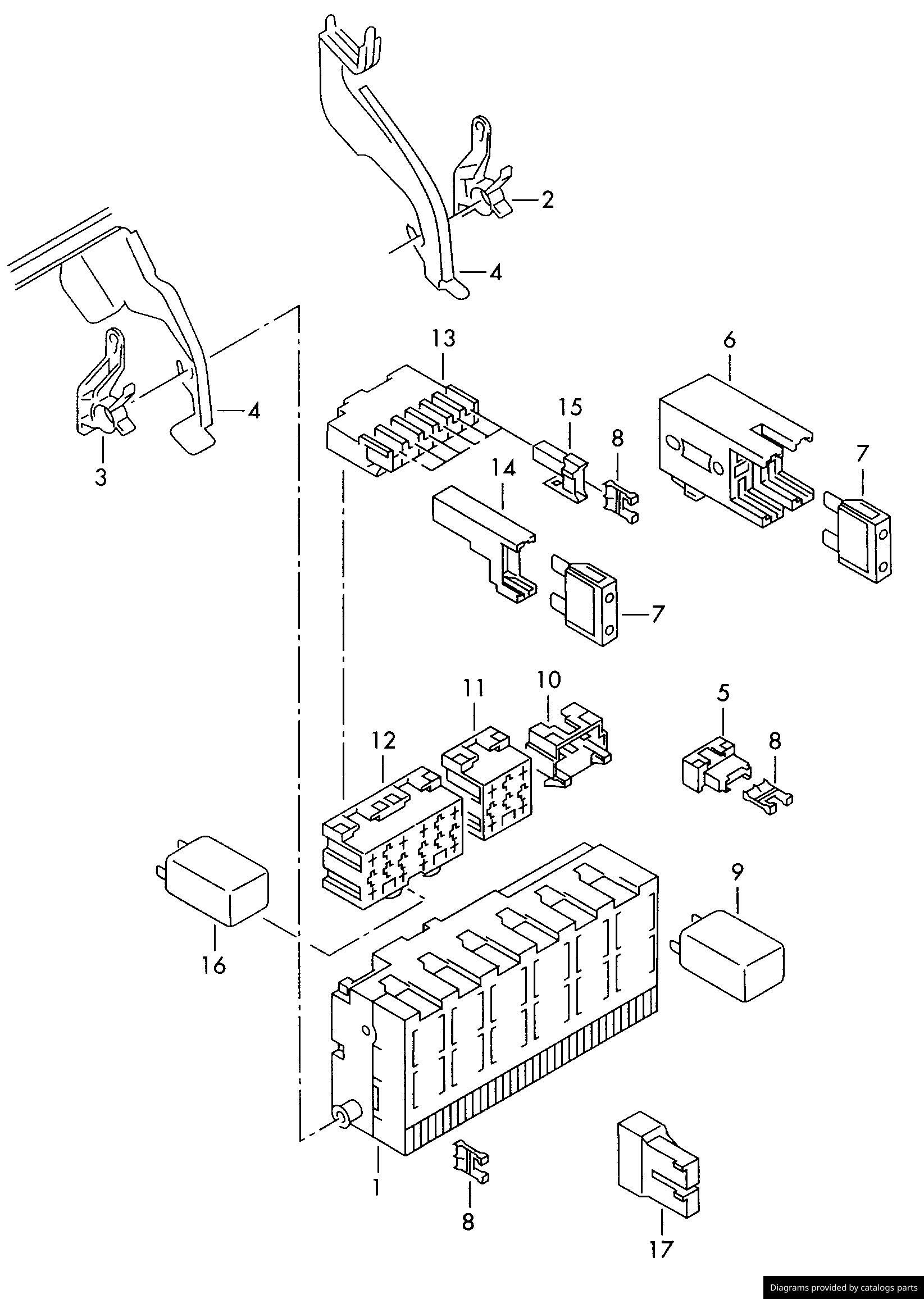 Car part diagram