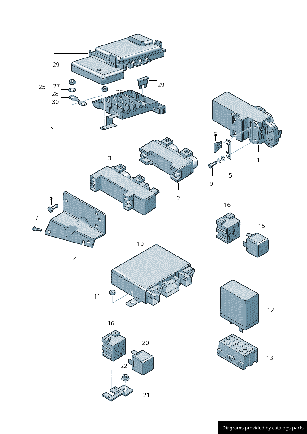 Car part diagram