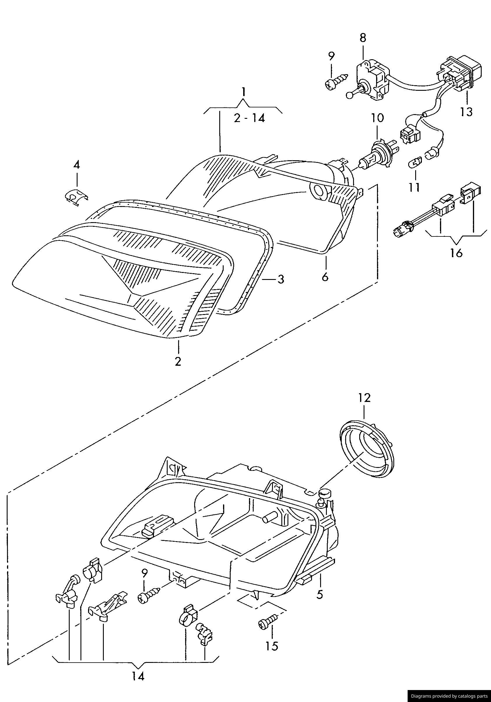 Car part diagram