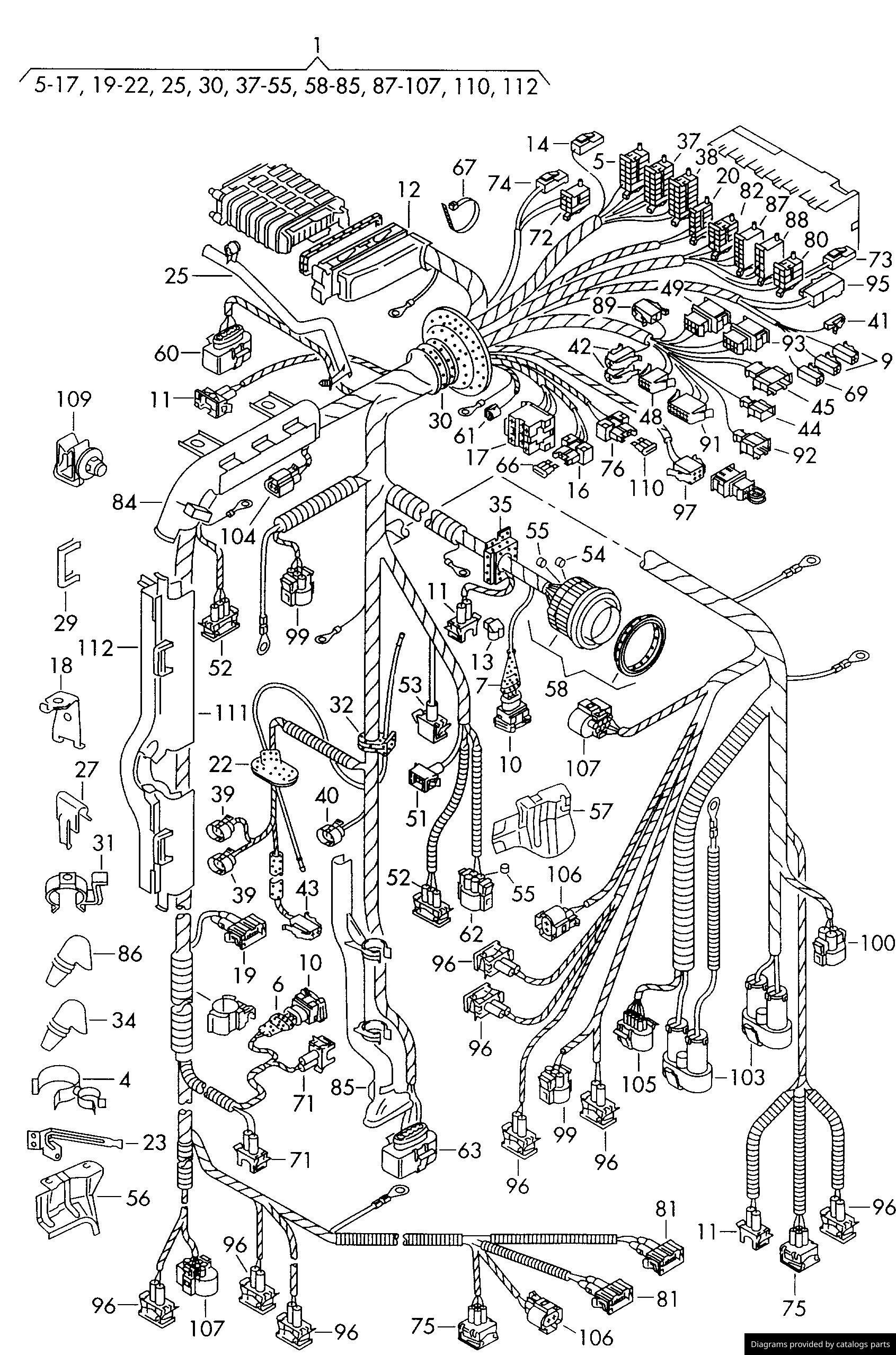 Car part diagram