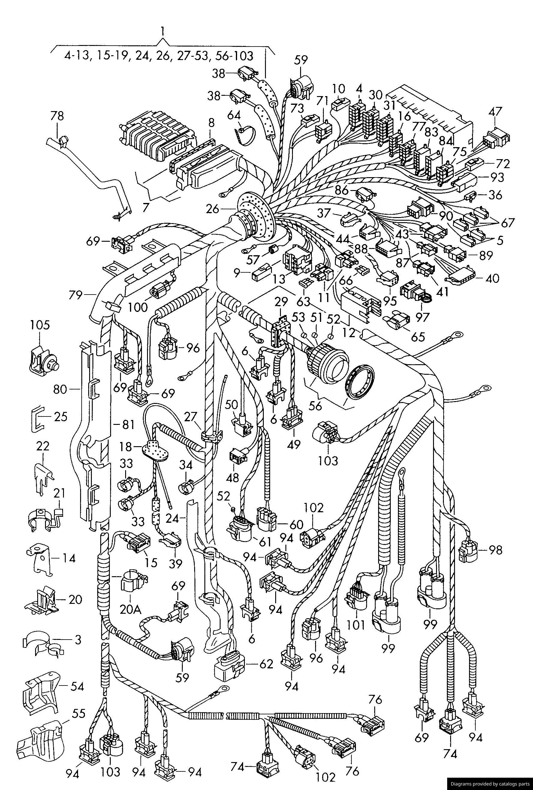 Car part diagram