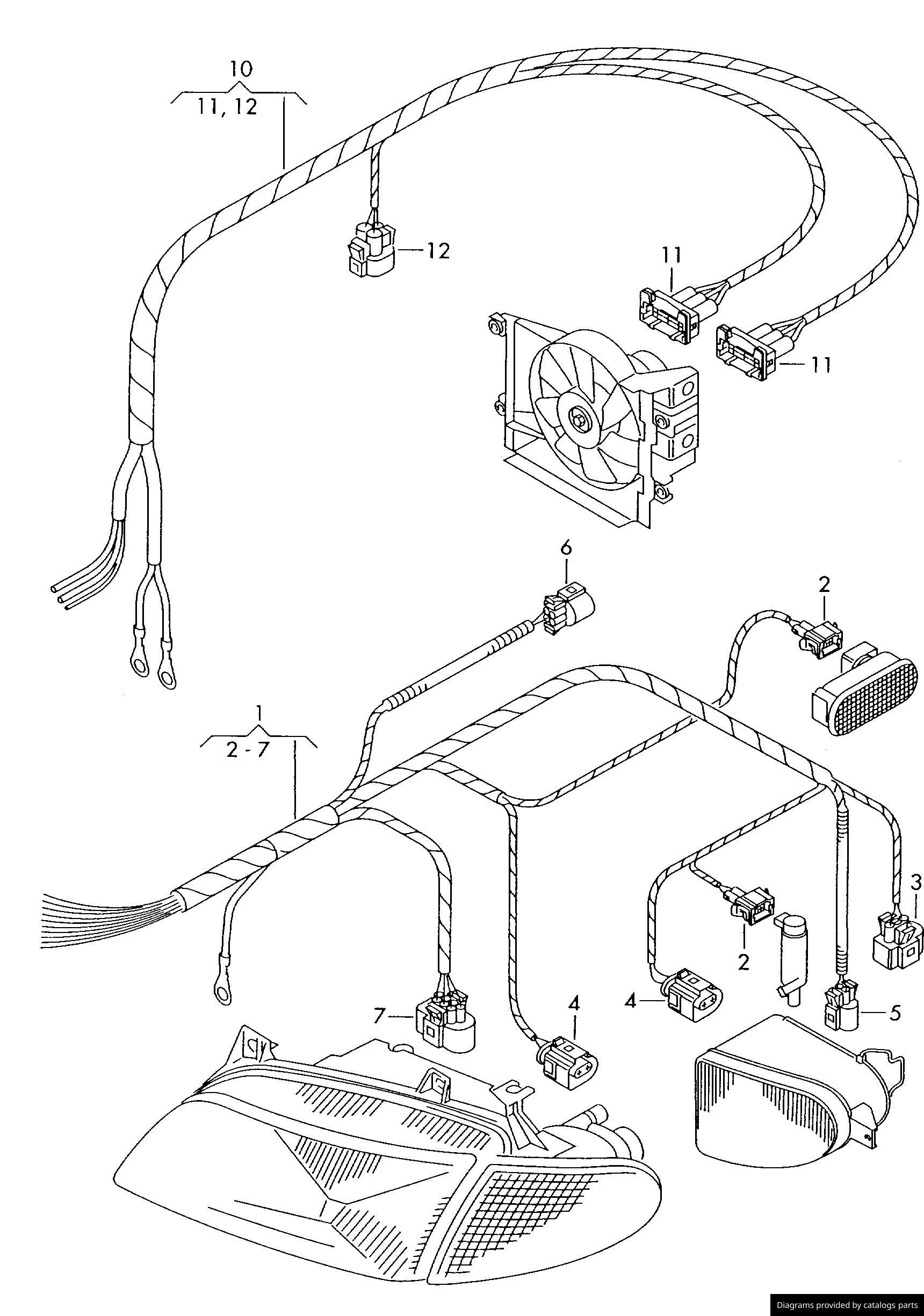 Car part diagram