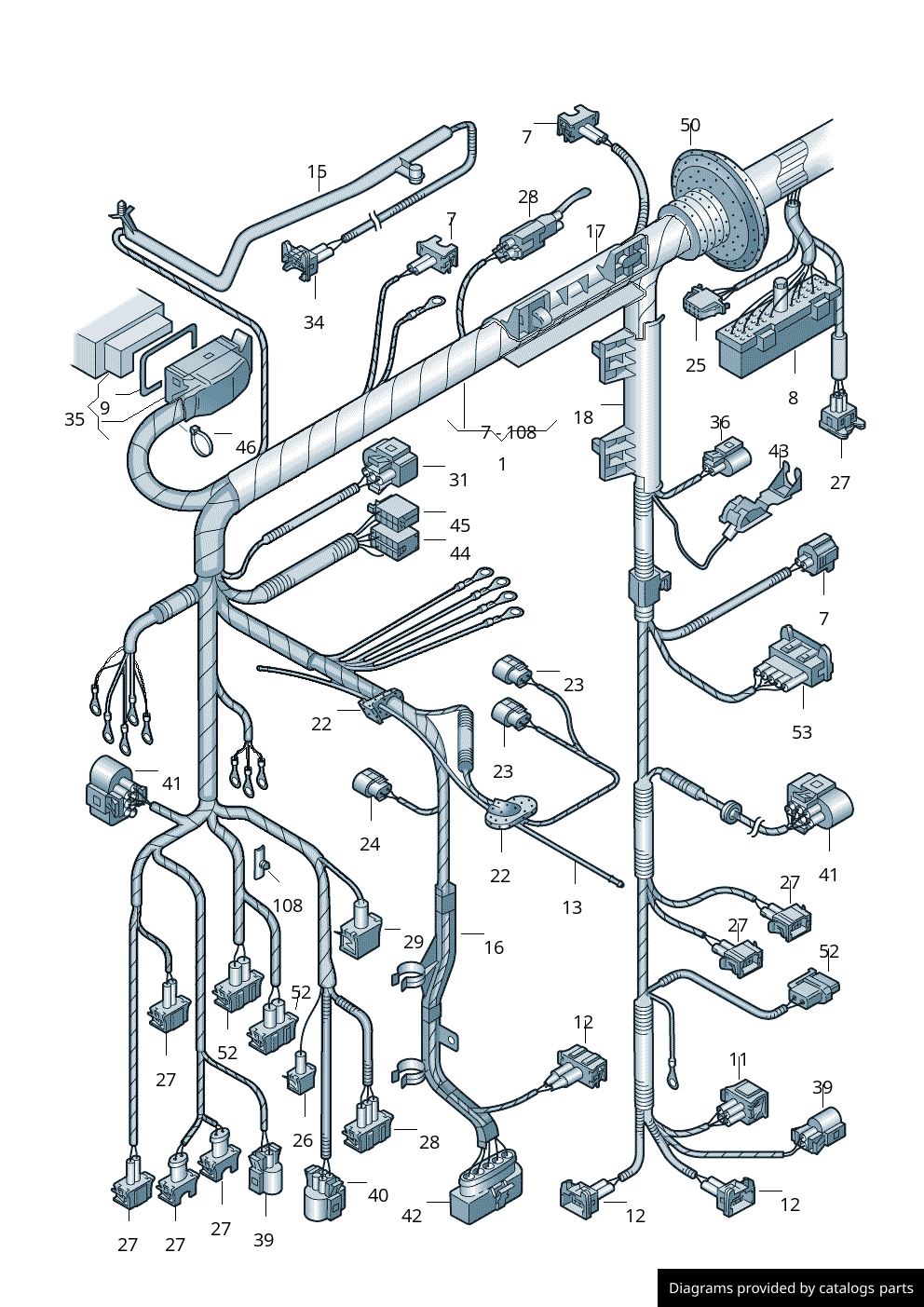 Car part diagram