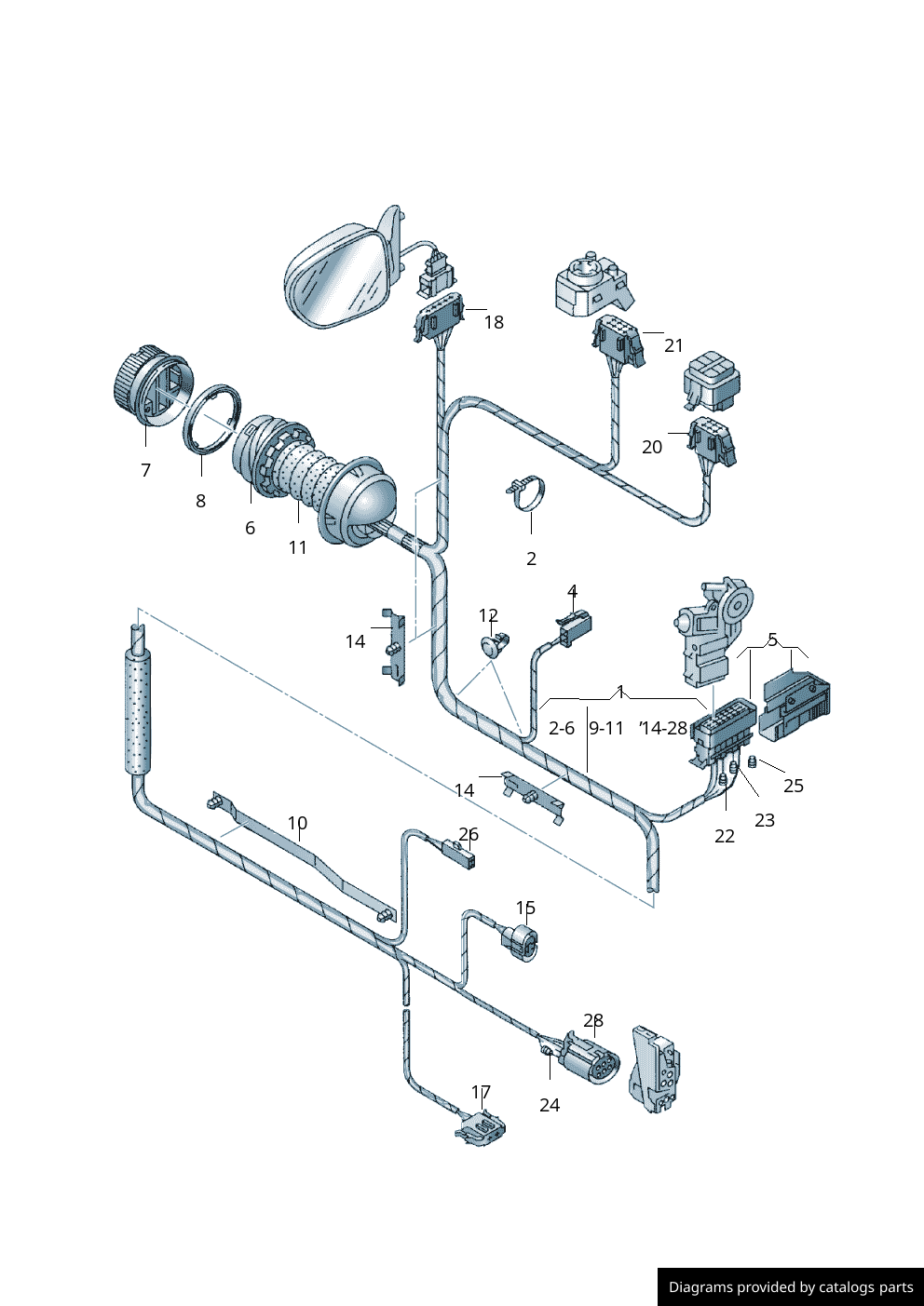 Car part diagram
