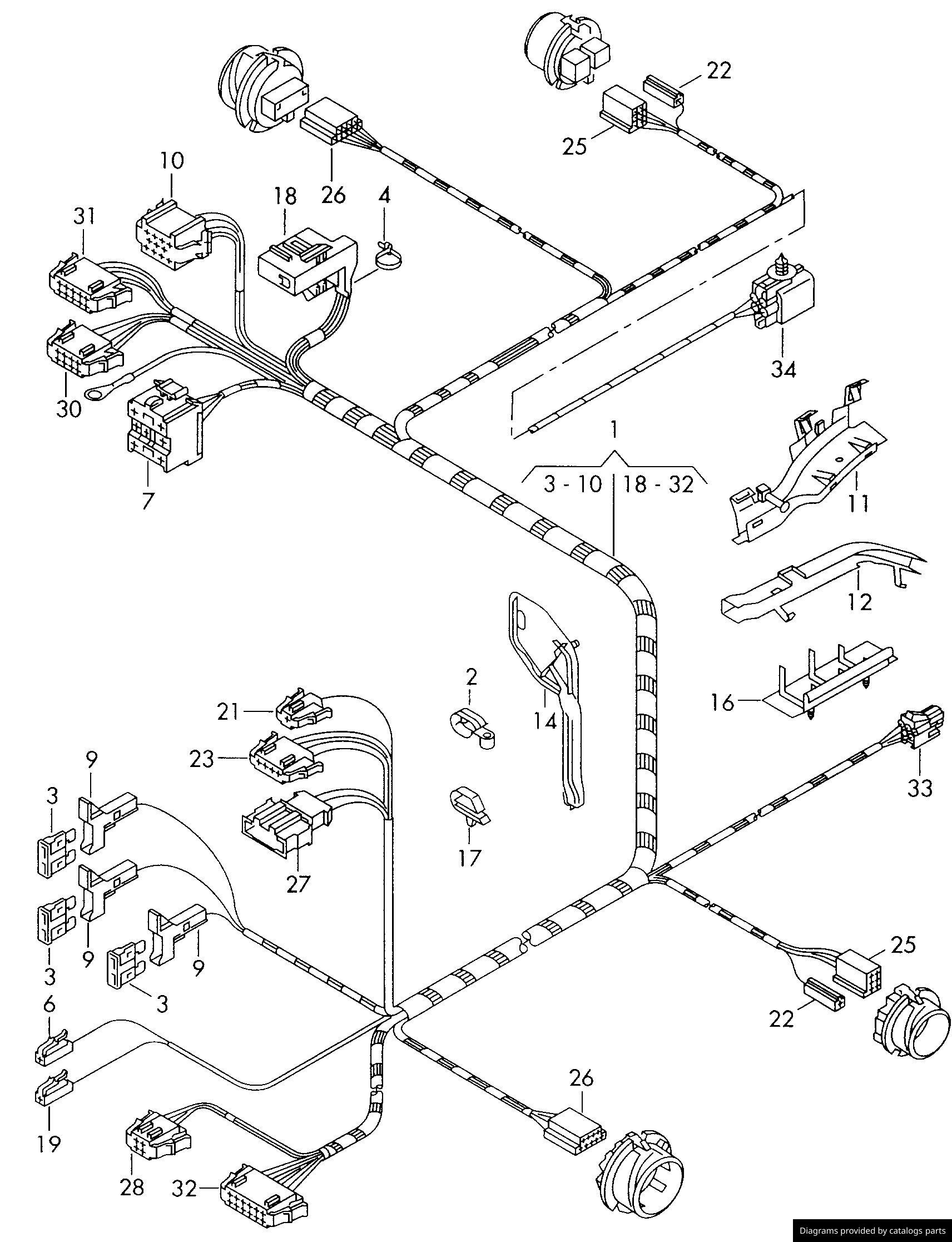 Car part diagram