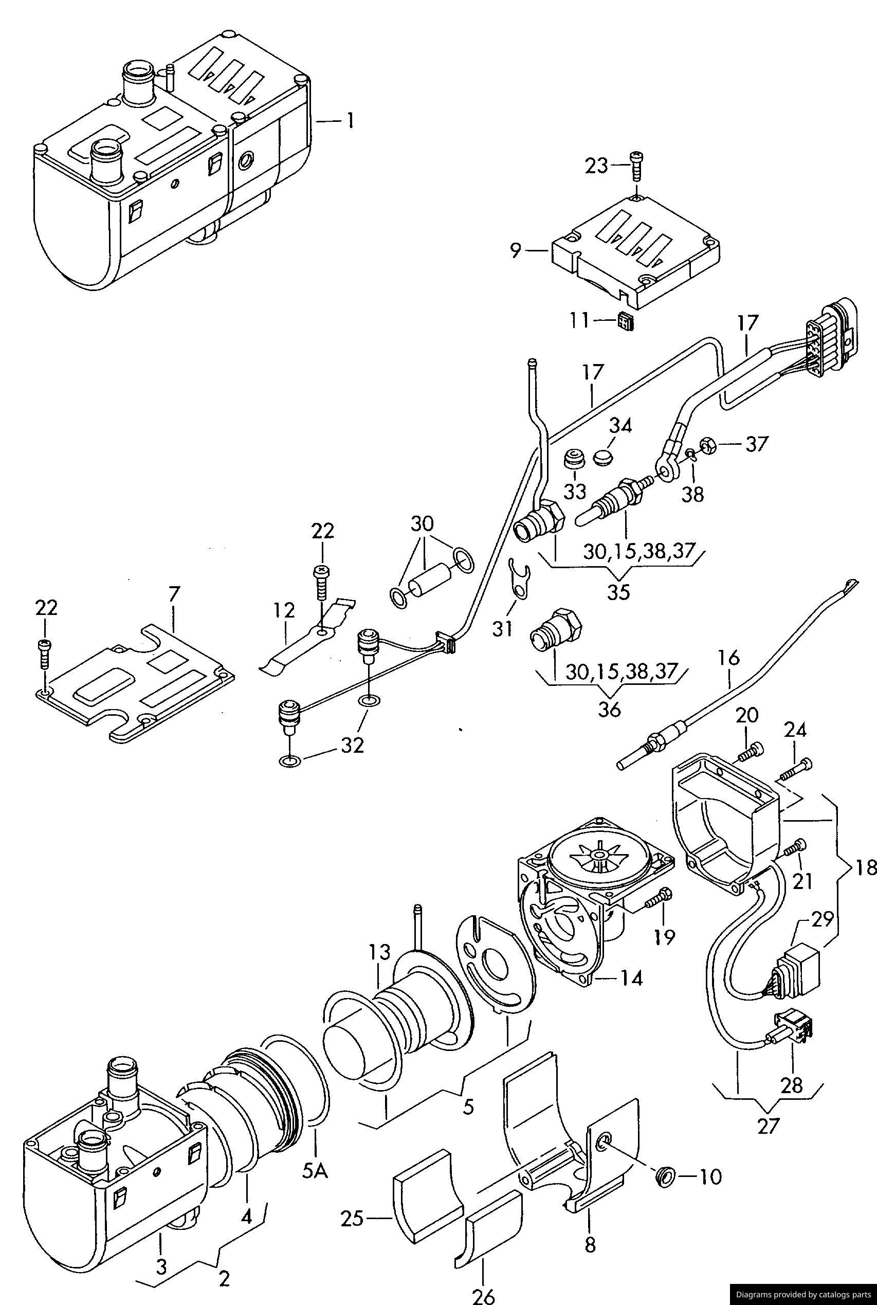 Car part diagram