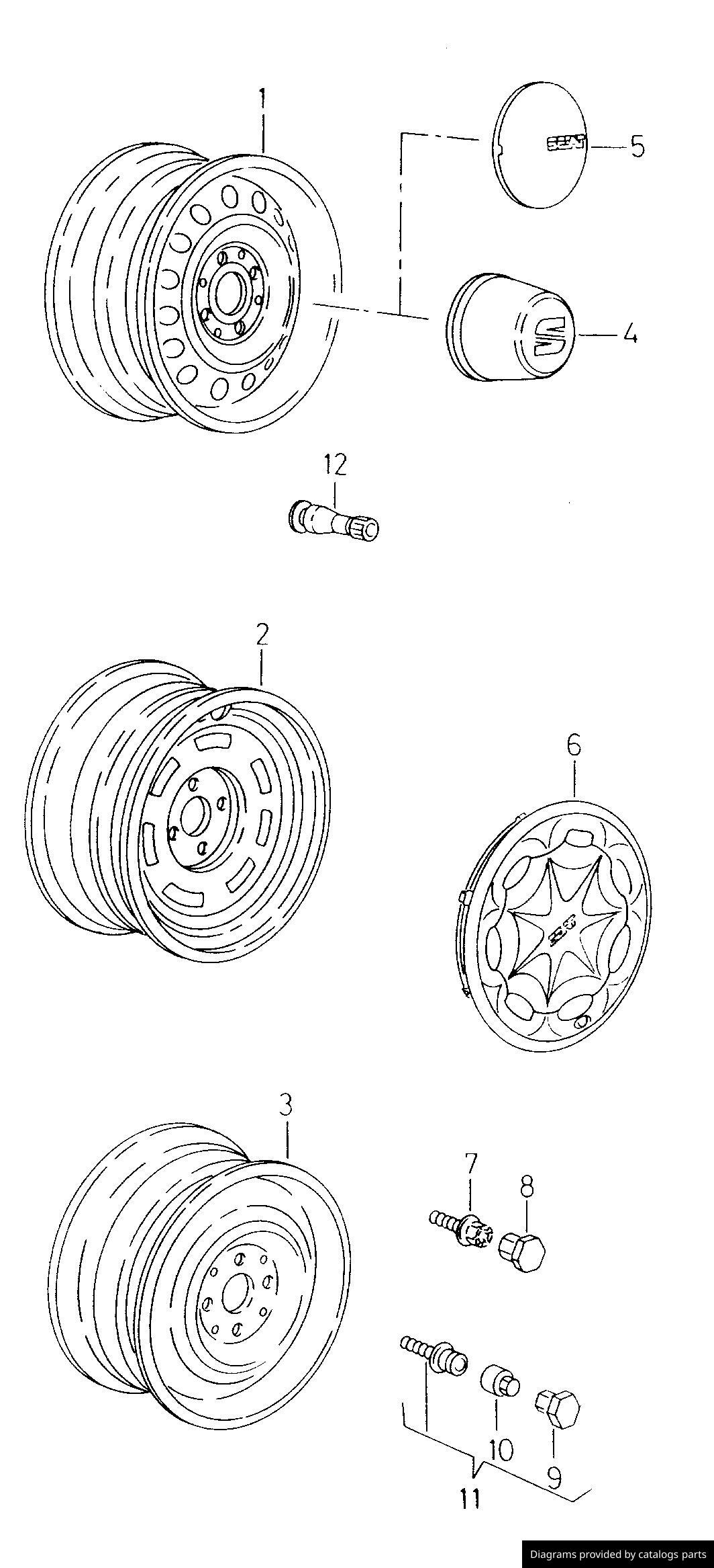 Car part diagram
