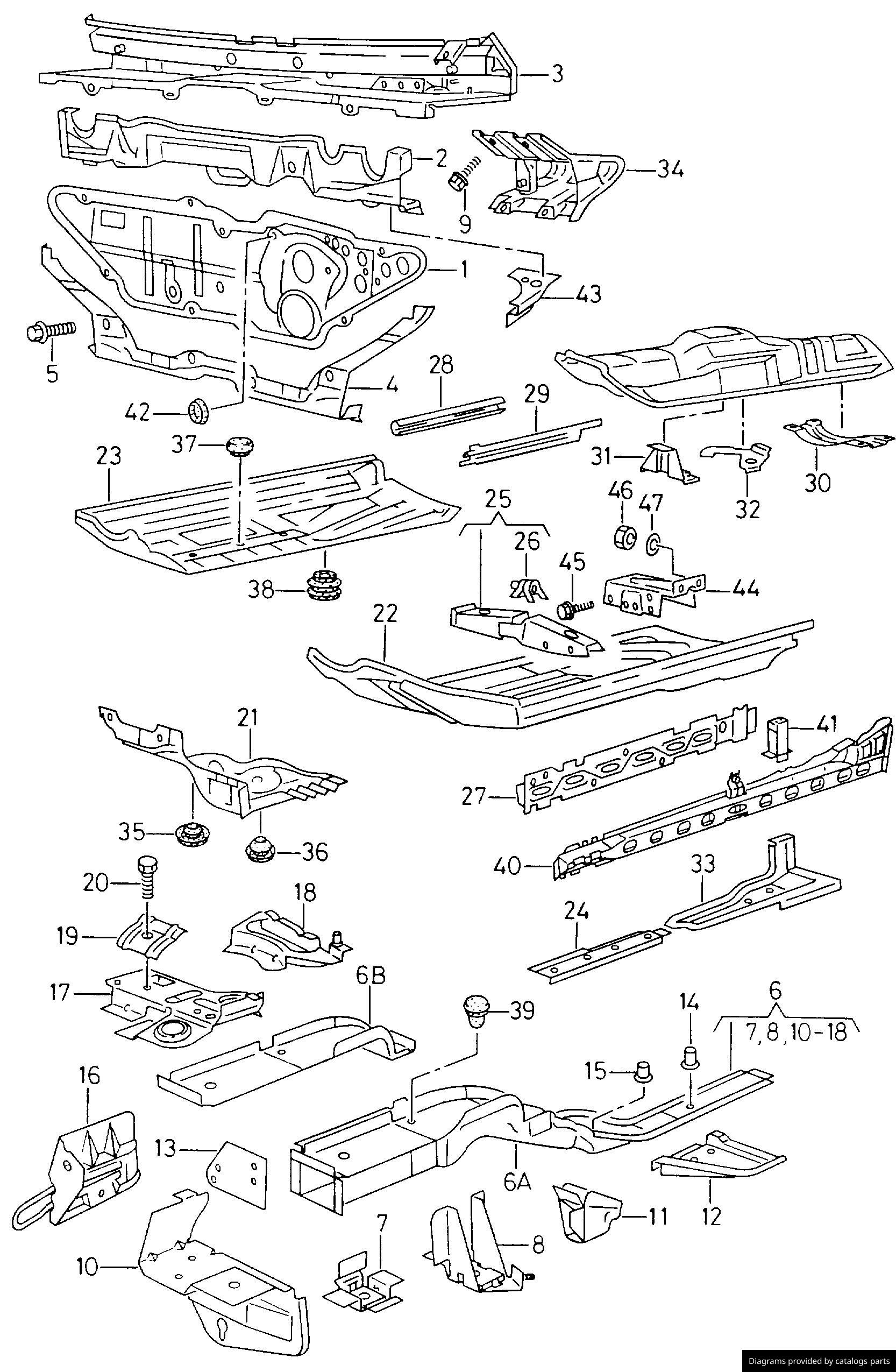 Car part diagram