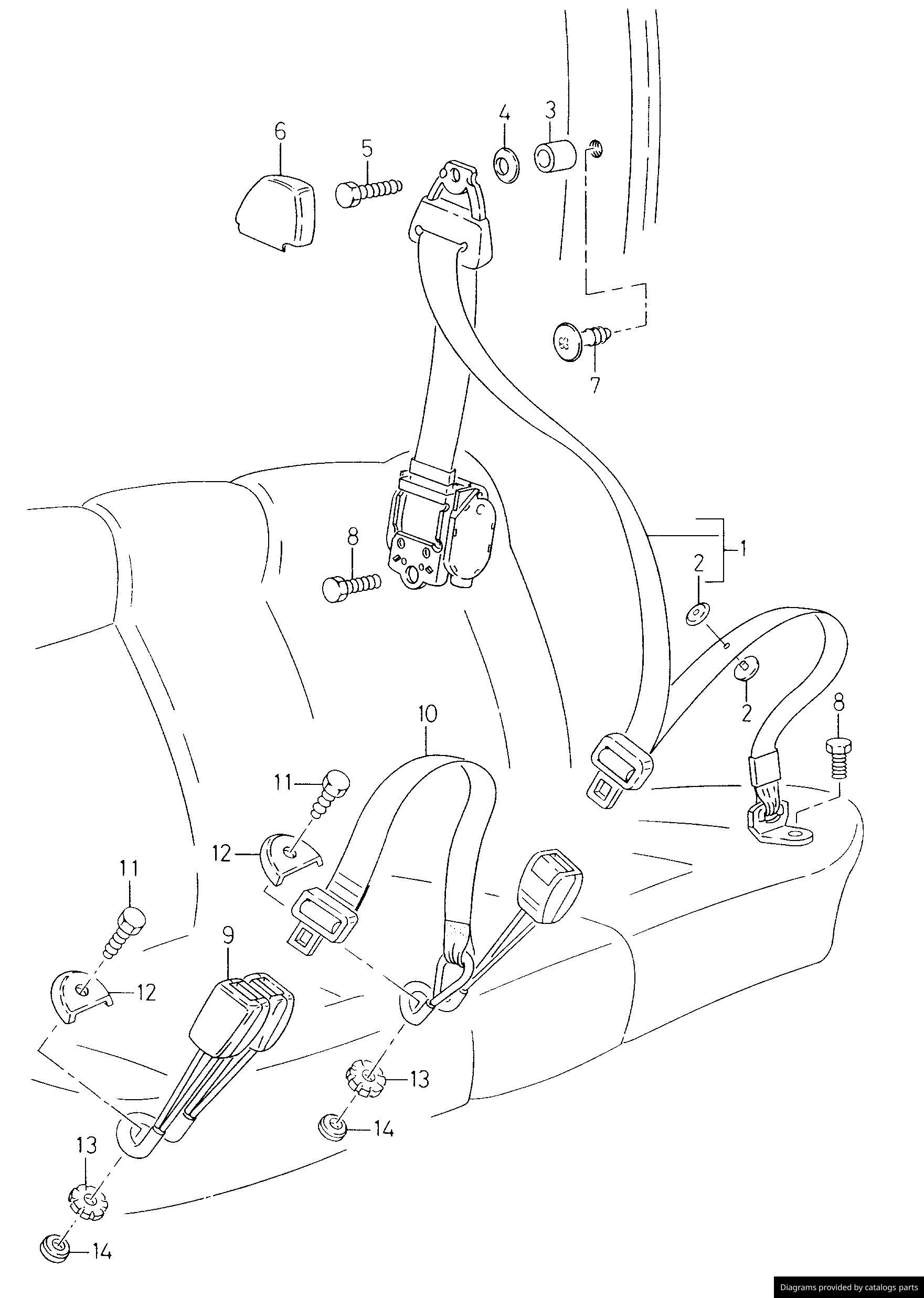 Car part diagram