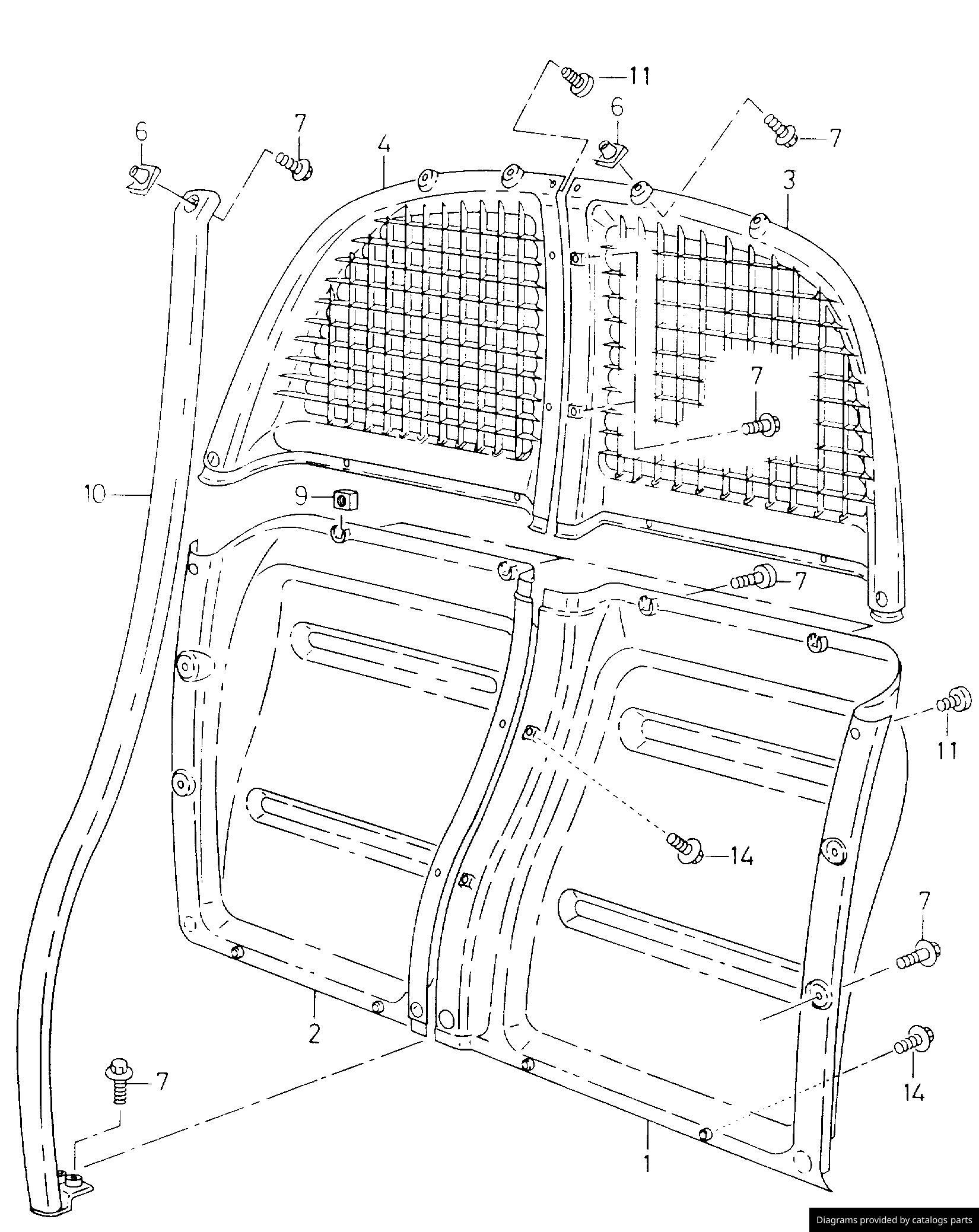 Car part diagram