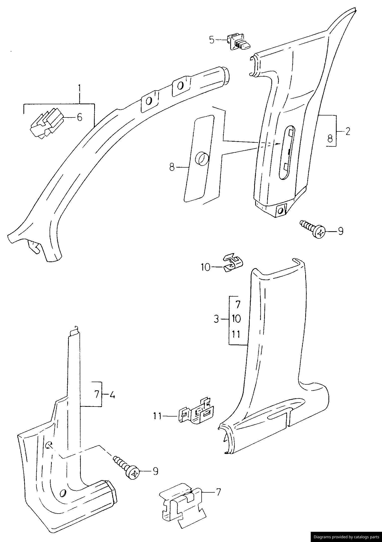 Car part diagram