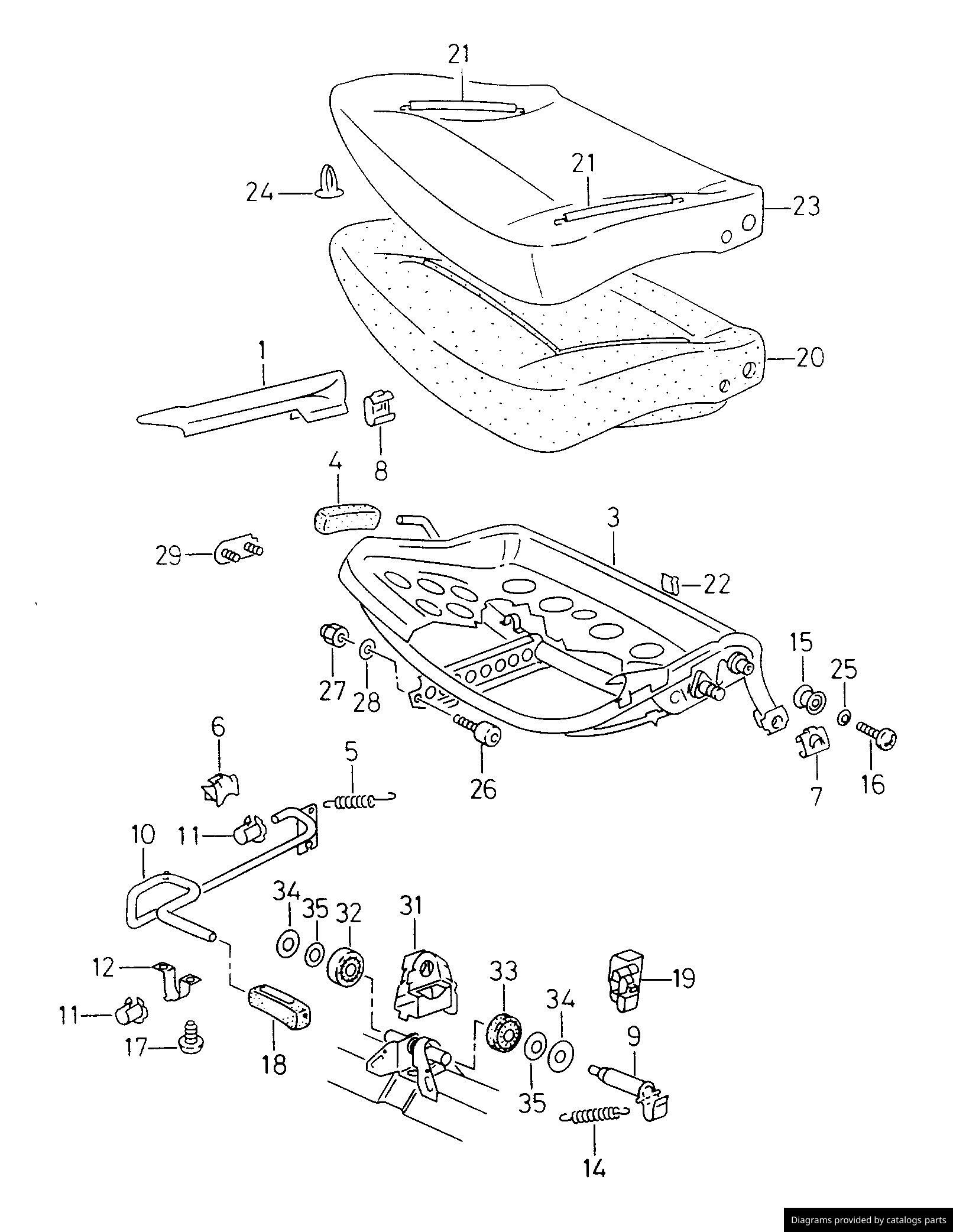 Car part diagram