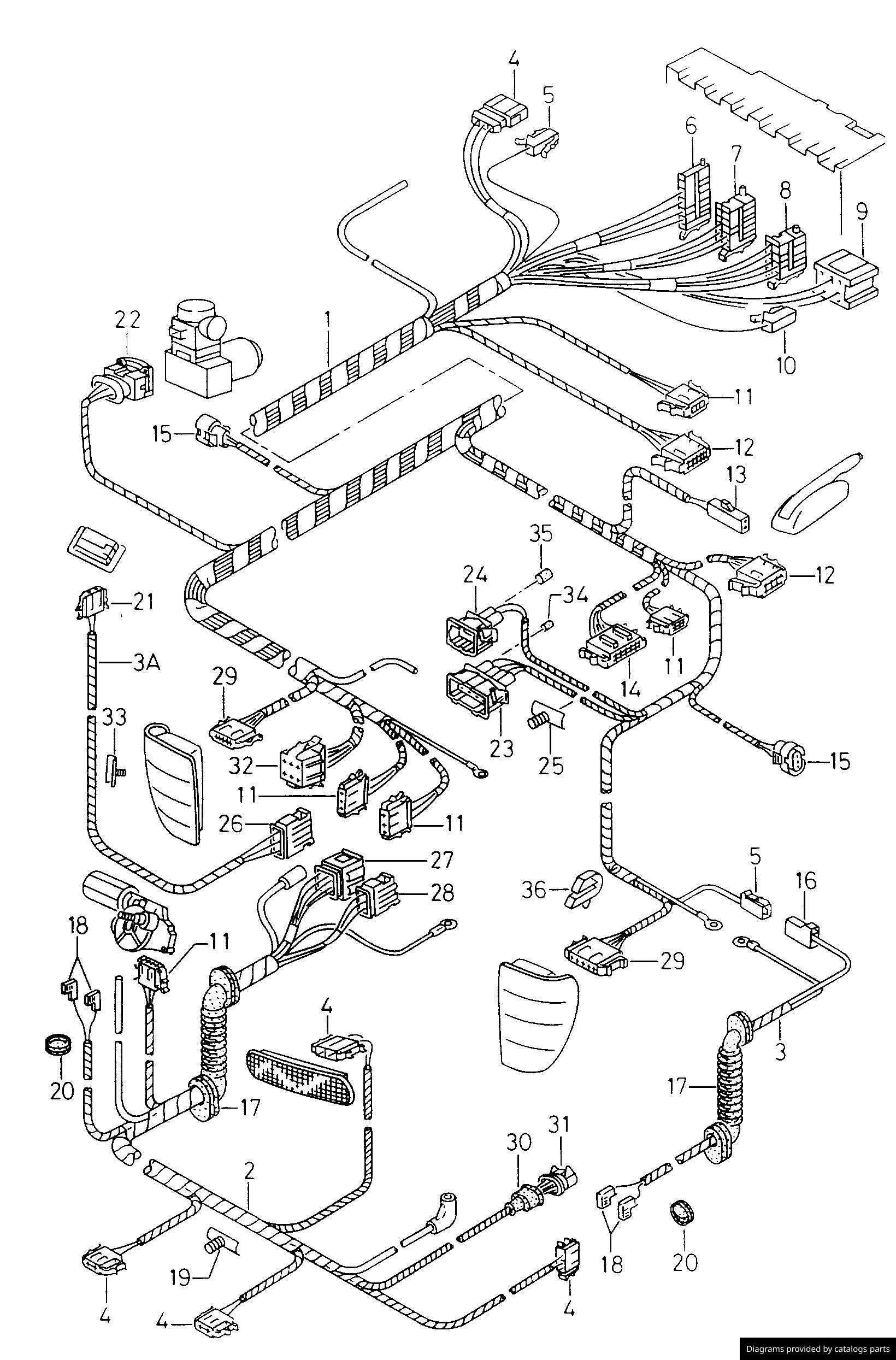 Car part diagram
