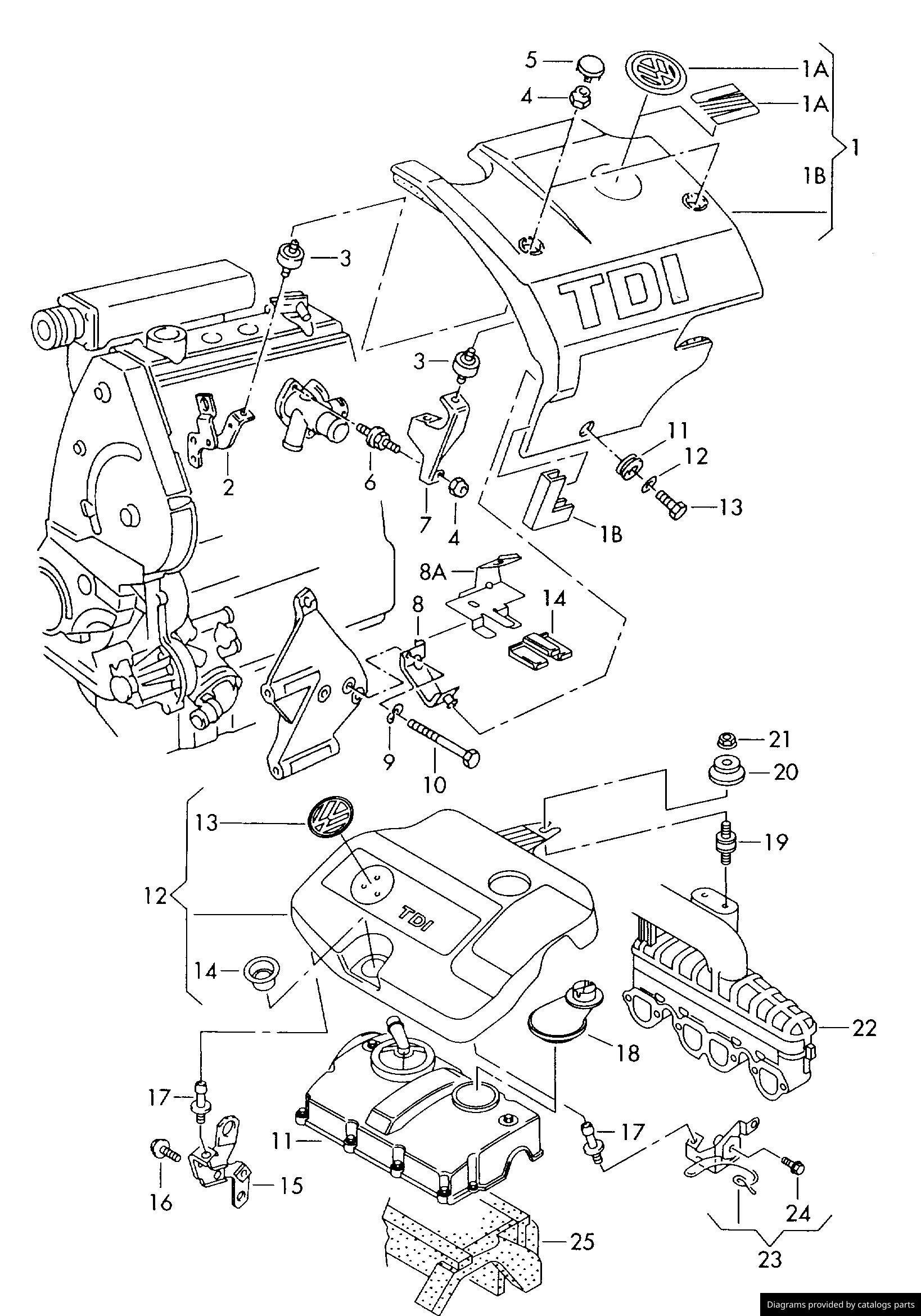 Car part diagram