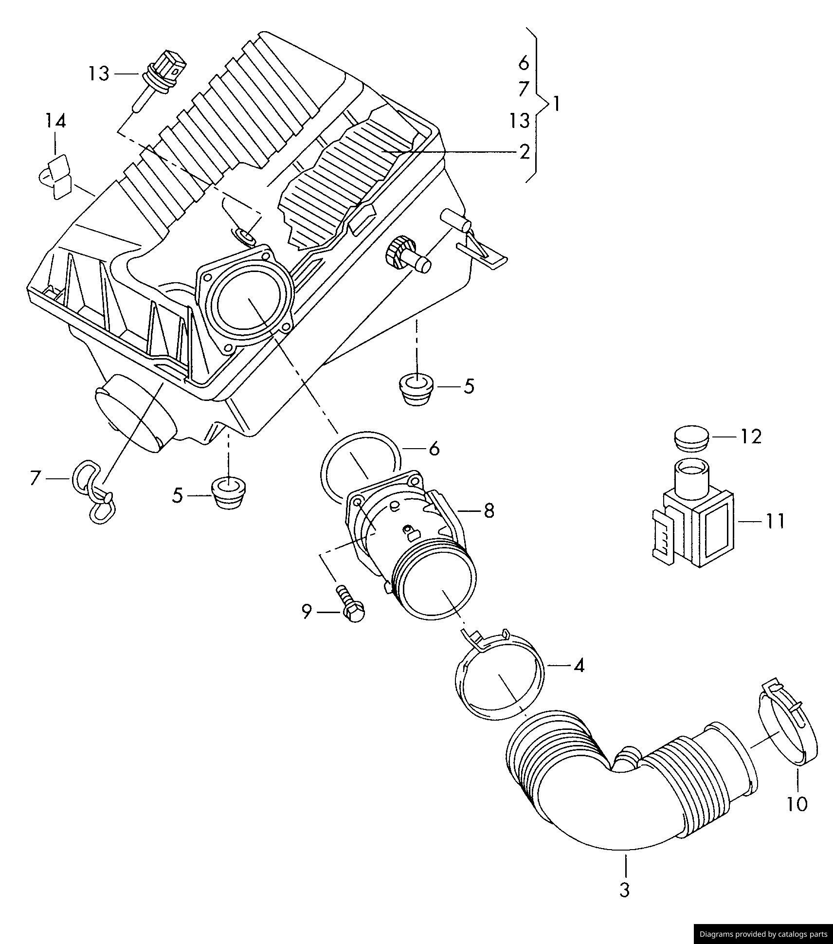 Car part diagram