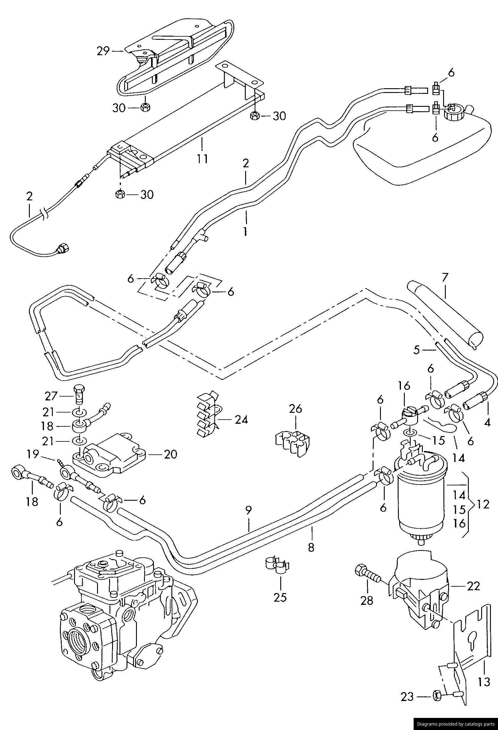 Car part diagram