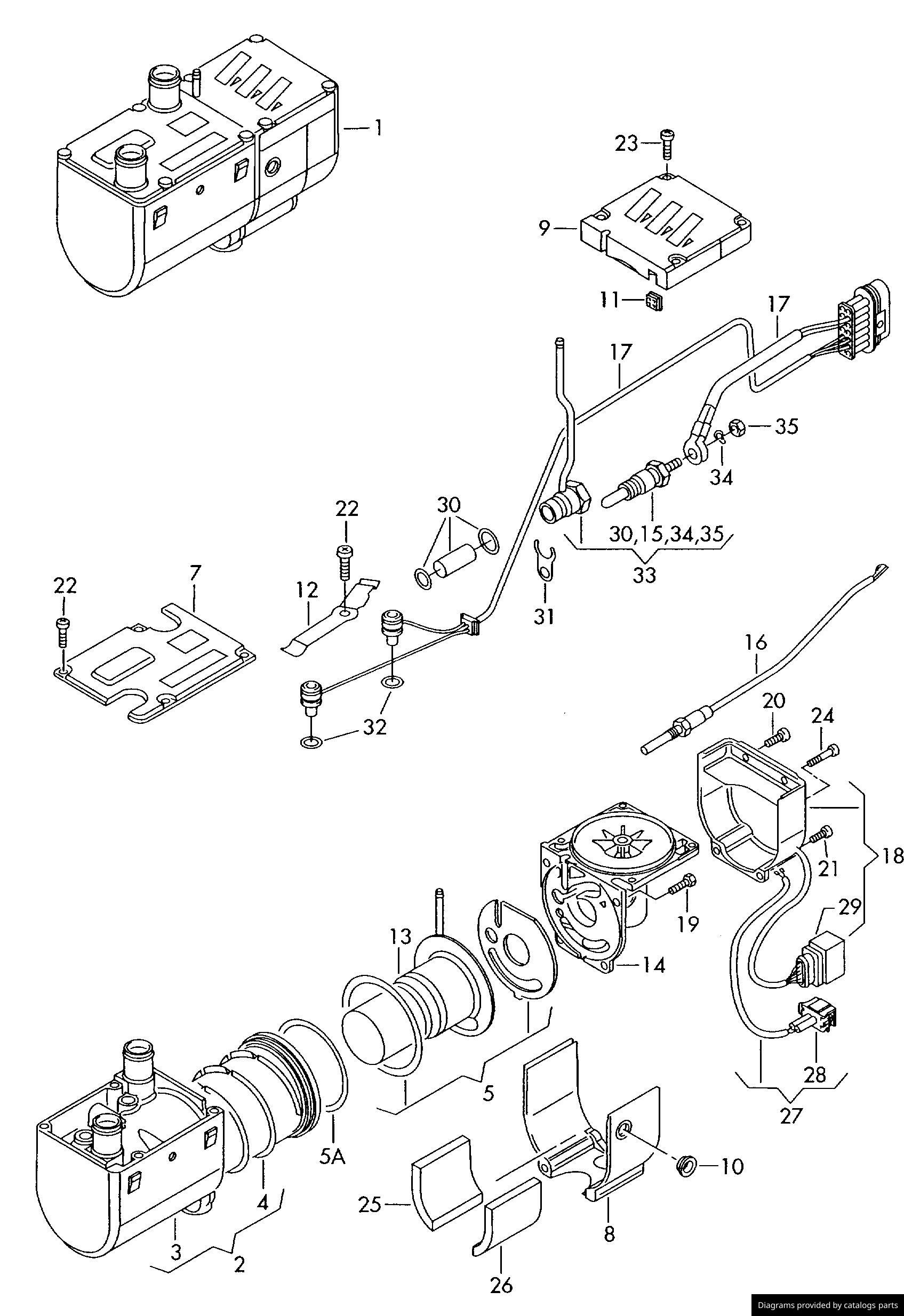 Car part diagram