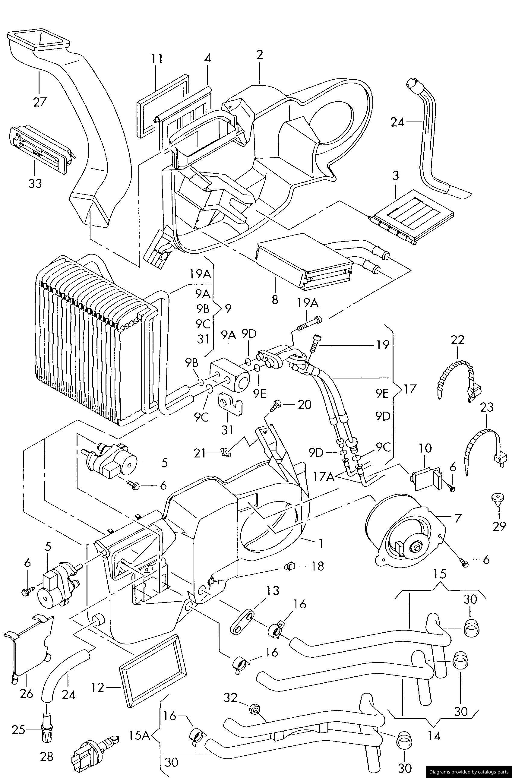 Car part diagram
