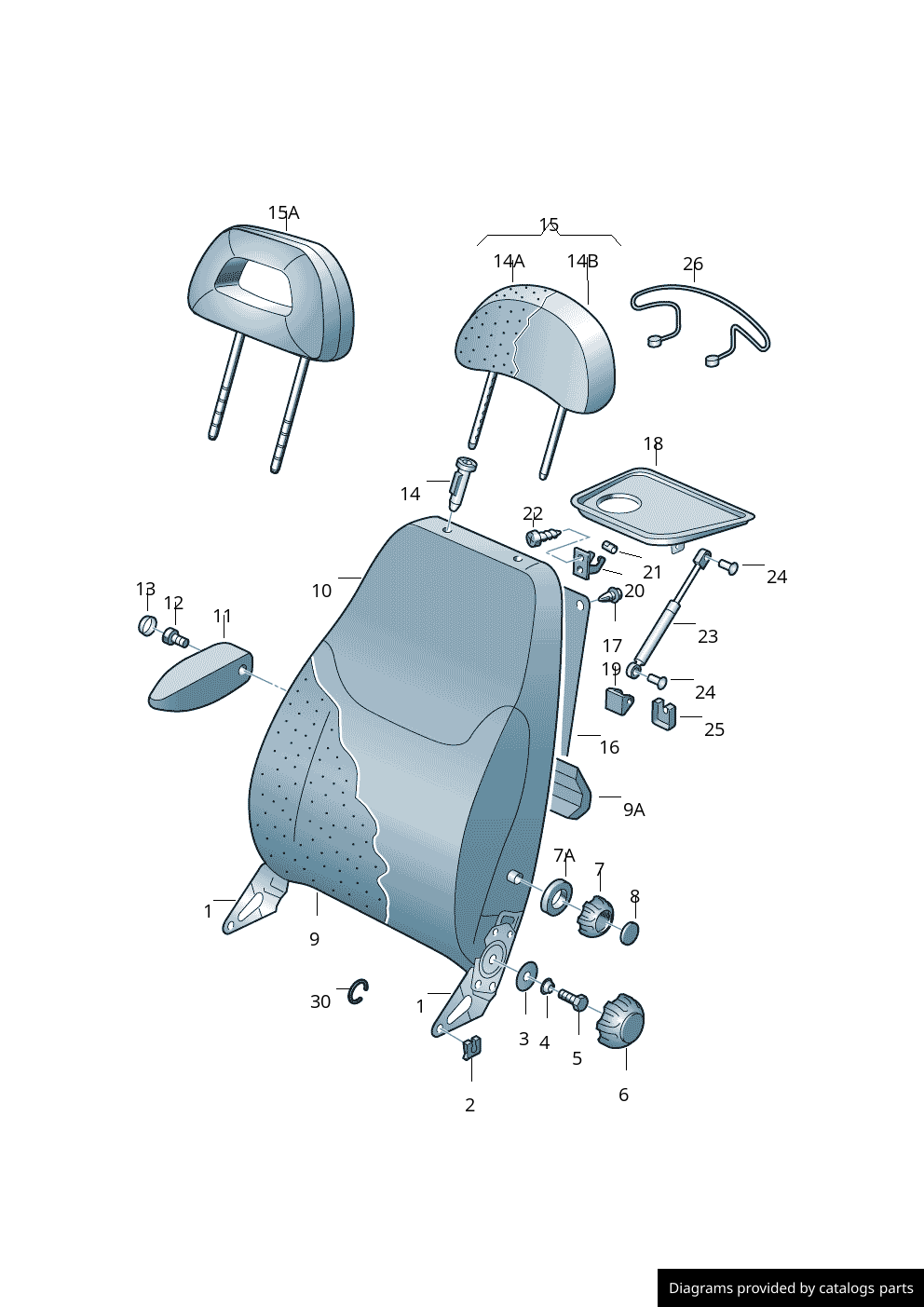 Car part diagram