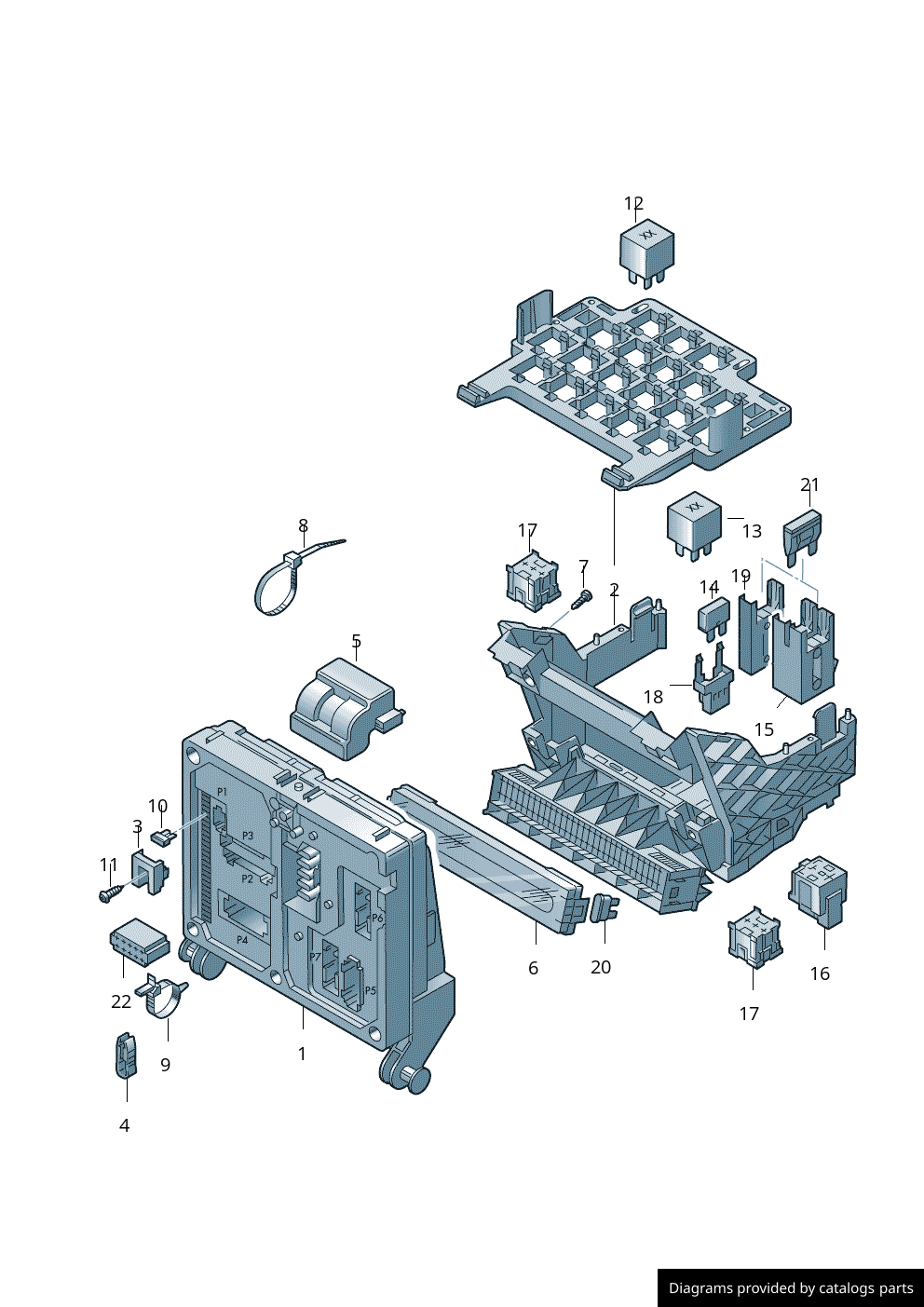 Car part diagram