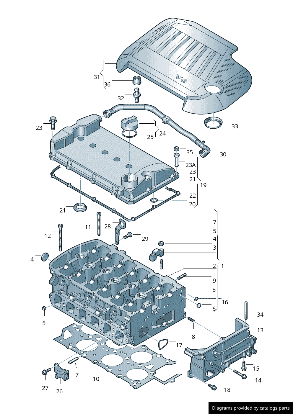 Car part diagram